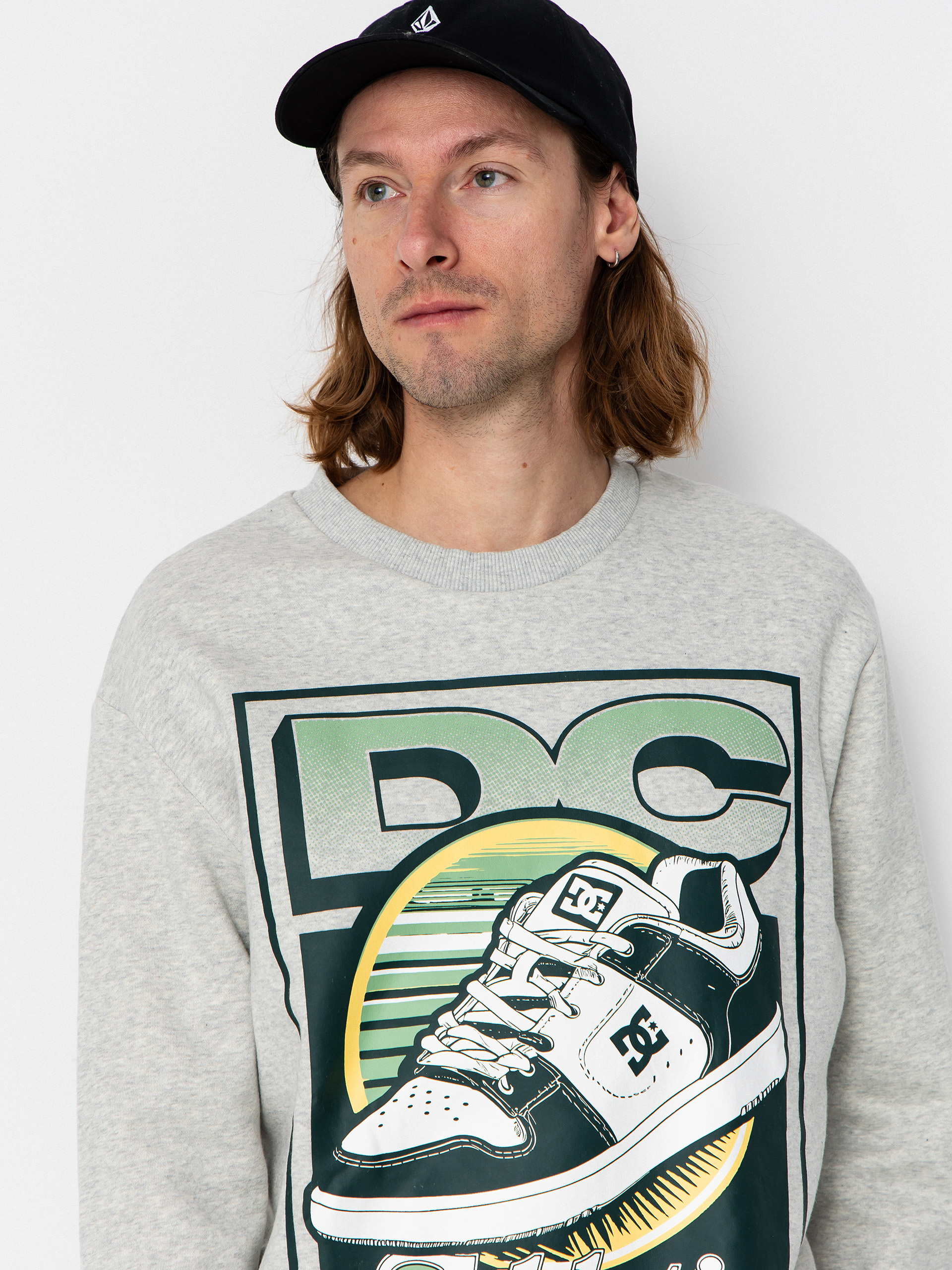Світшот DC Manteca Tribute Crew (light heather grey)