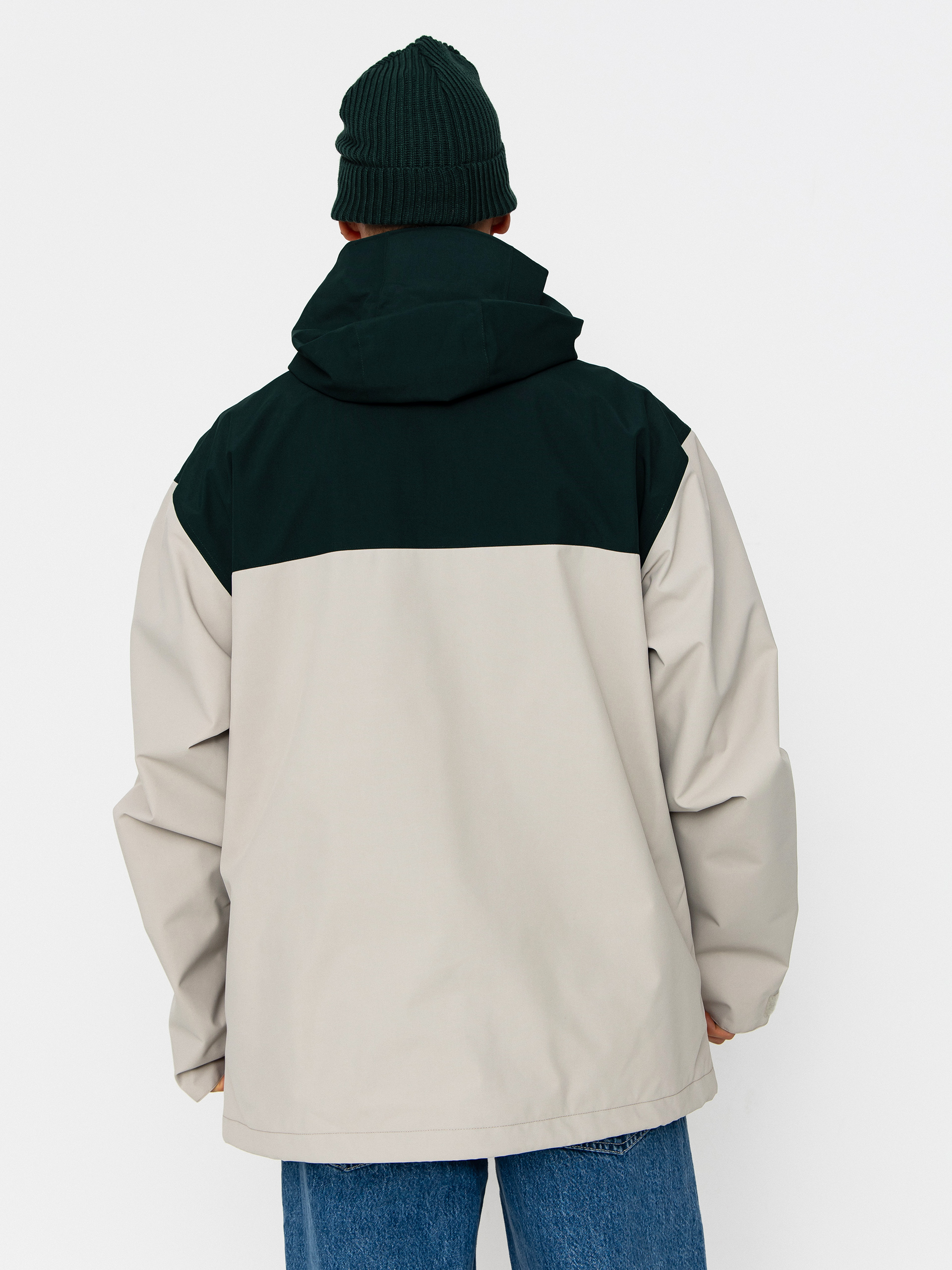 Чоловіча Сноубордична куртка Volcom Buckthreeeighty (stone)