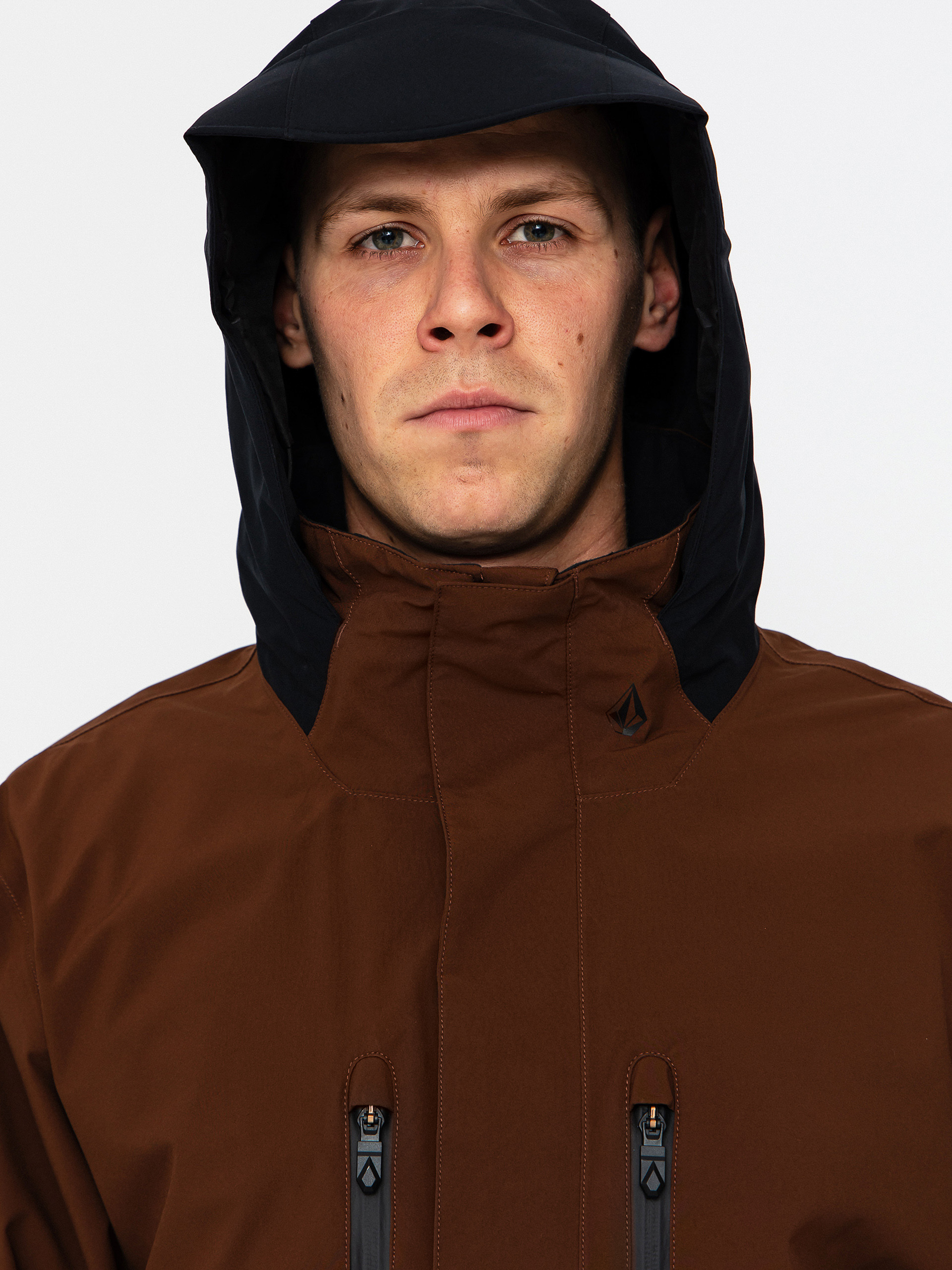 Чоловіча Сноубордична куртка Volcom Rnge Stretch 30K (brown)