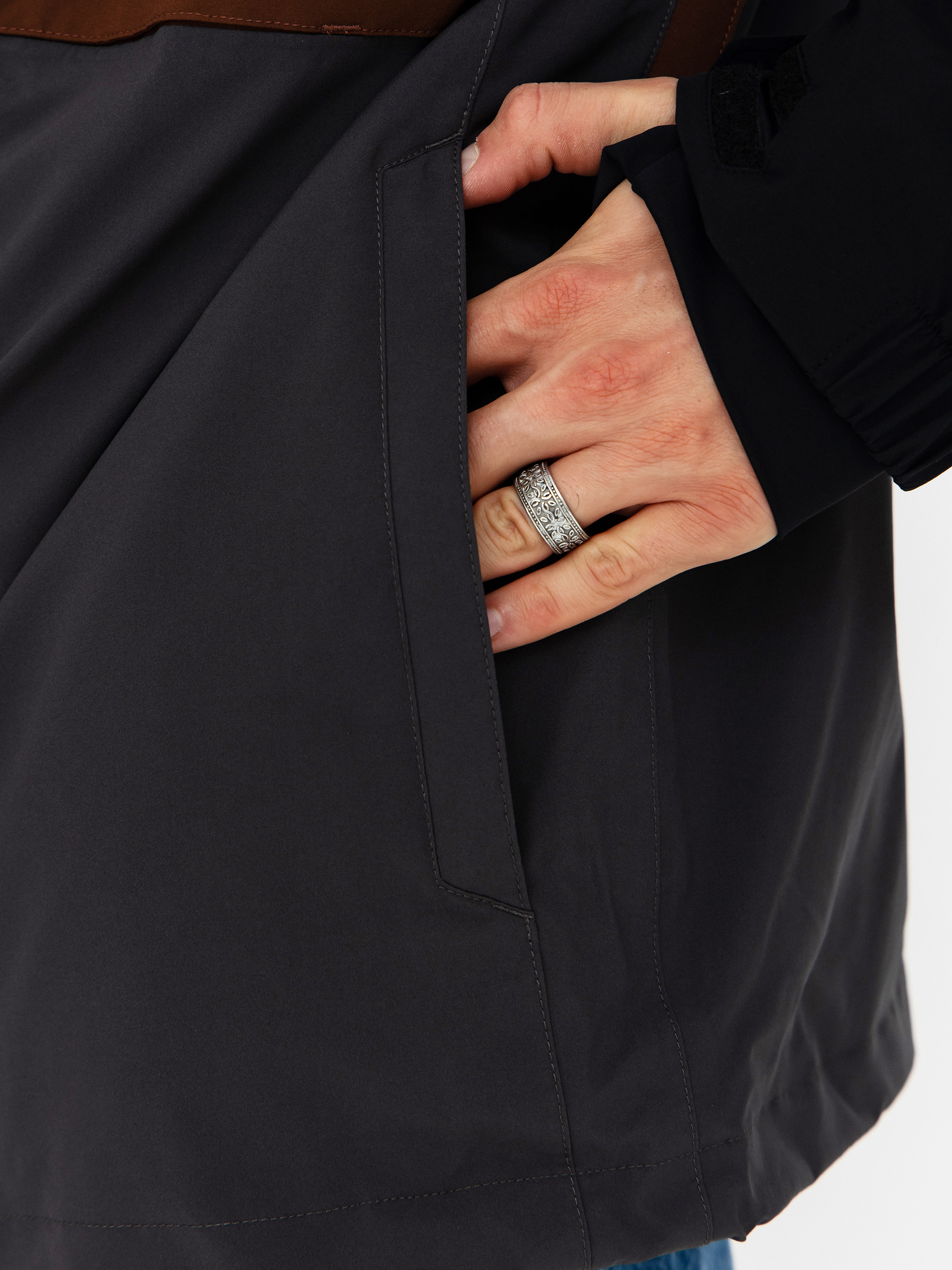 Чоловіча Сноубордична куртка Volcom Rnge Stretch 30K (brown)