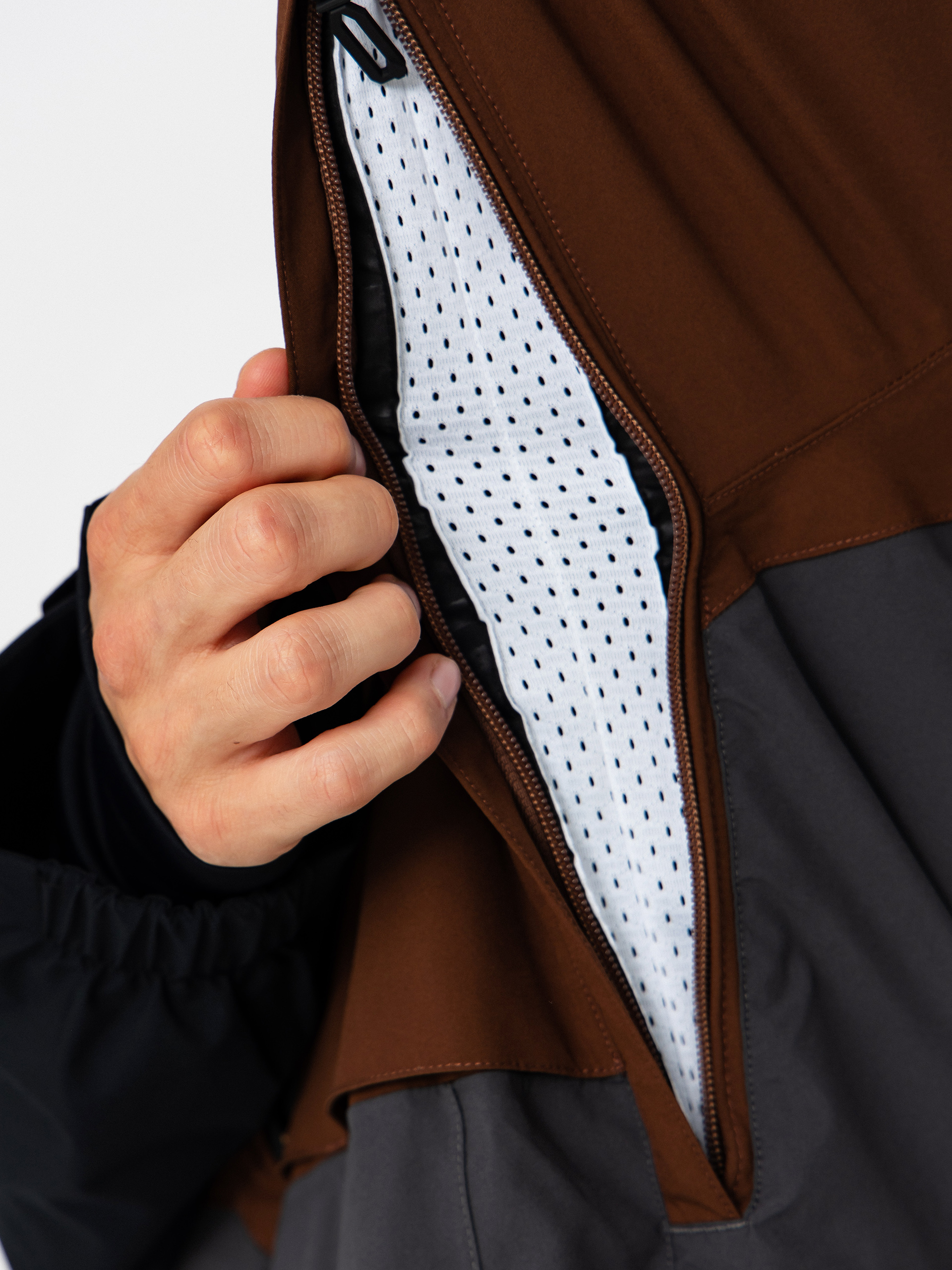 Чоловіча Сноубордична куртка Volcom Rnge Stretch 30K (brown)