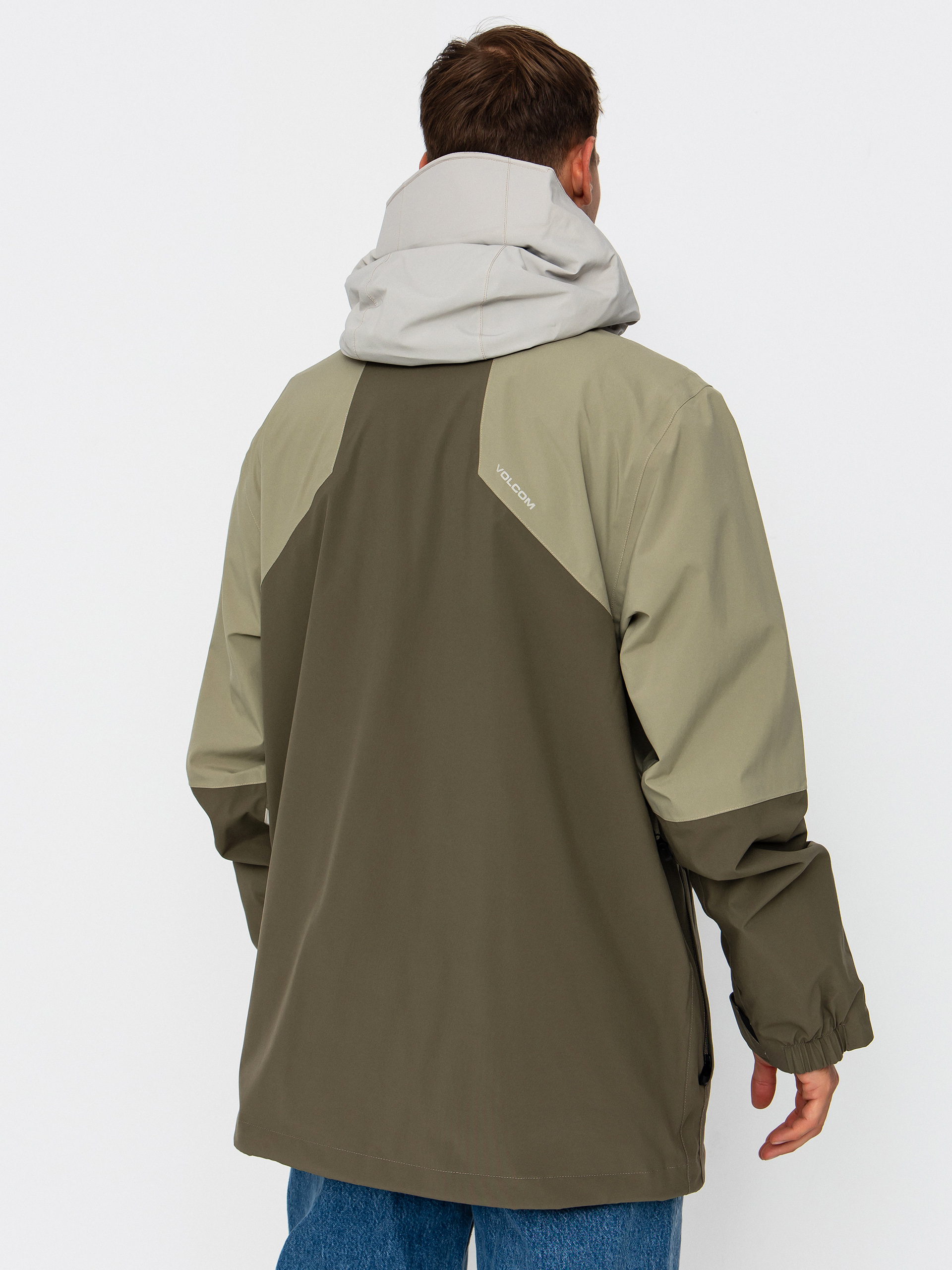 Чоловіча Сноубордична куртка Volcom Rnge Stretch 30K (moss green)