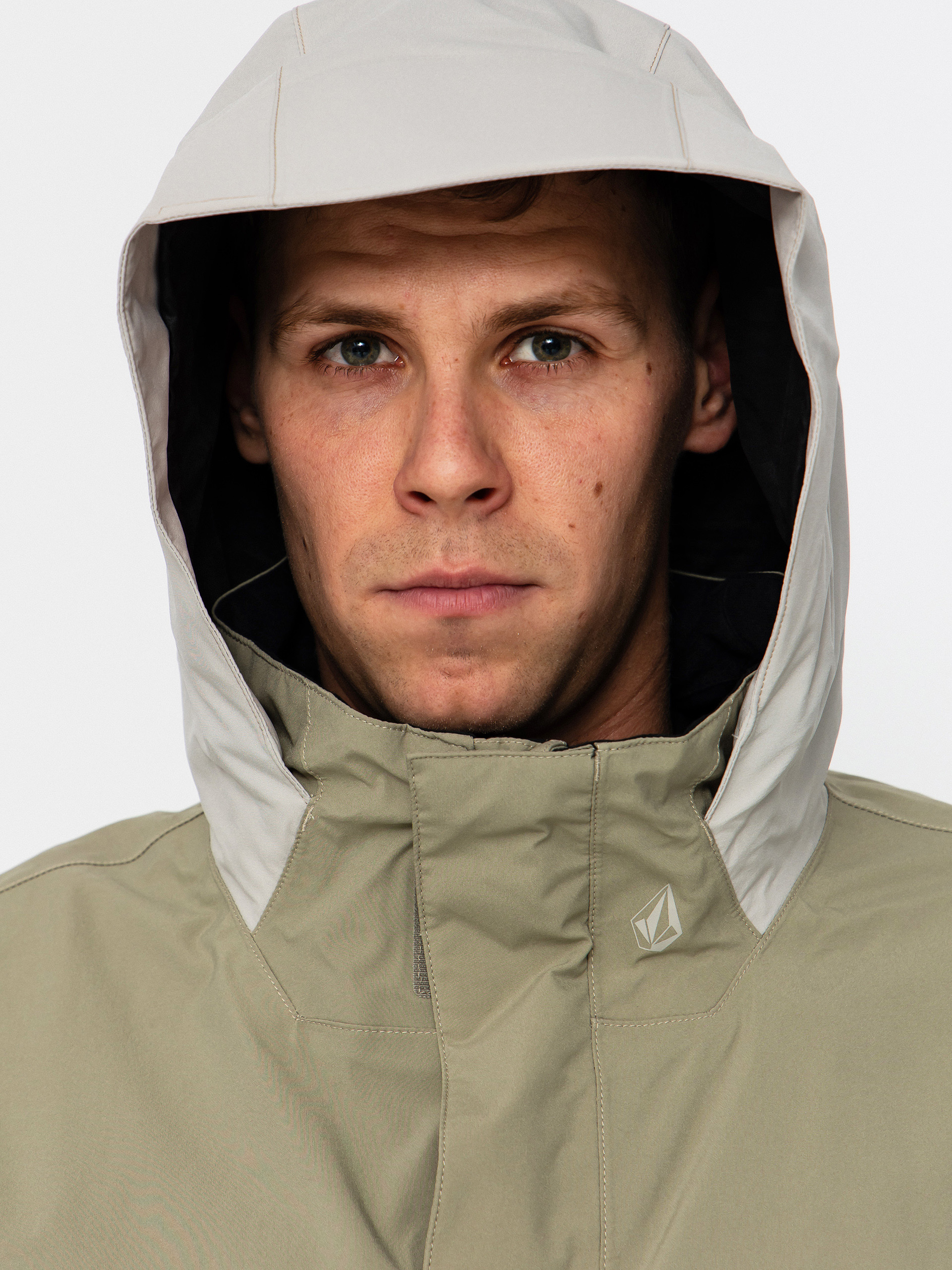 Чоловіча Сноубордична куртка Volcom Rnge Stretch 30K (moss green)