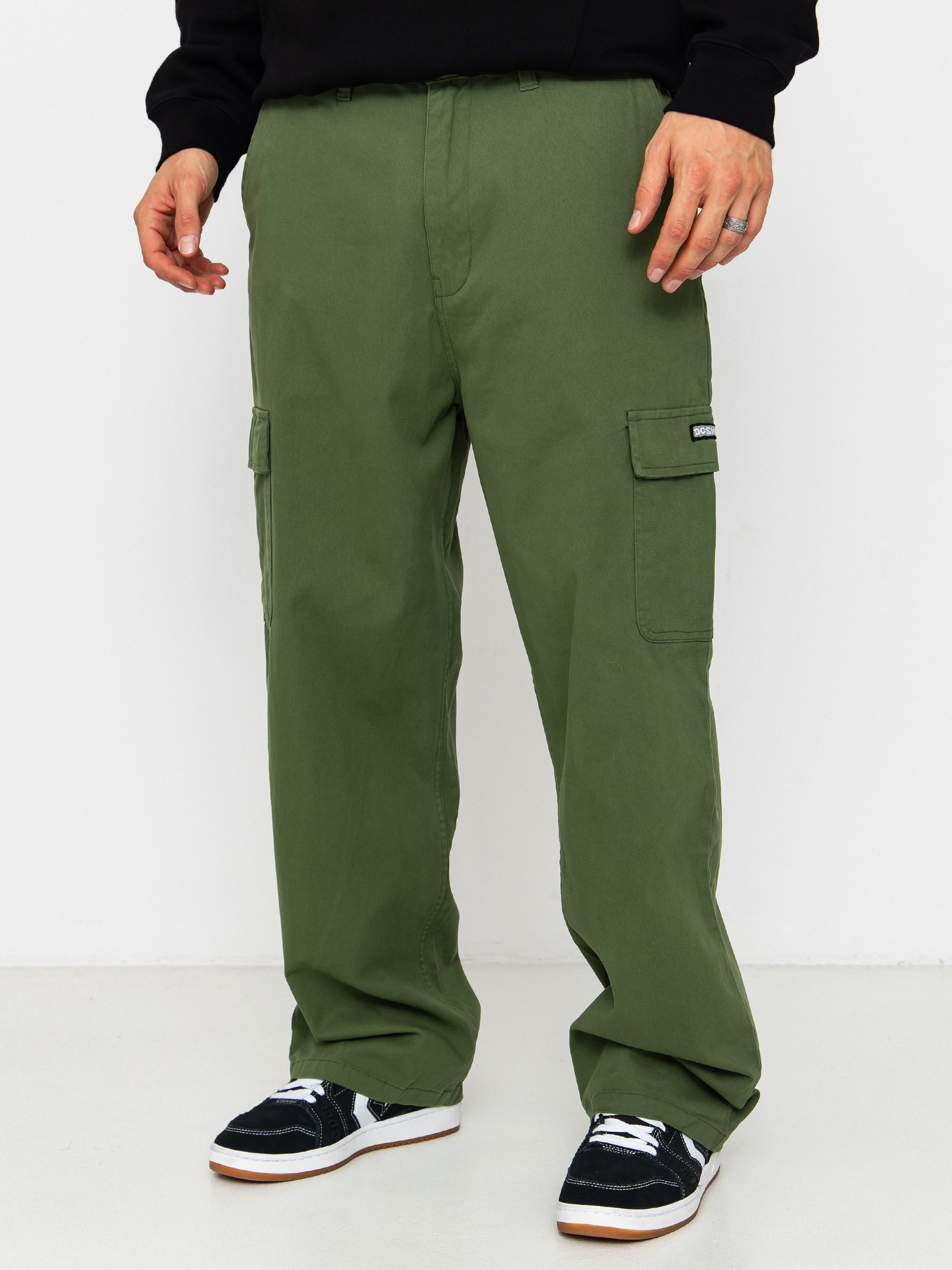 Штани DC Worker Baggy Chino Cargo (bronze green)