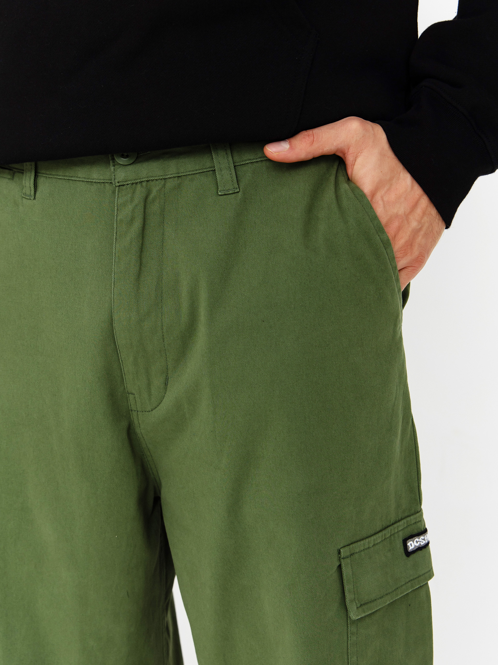 Штани DC Worker Baggy Chino Cargo (bronze green)