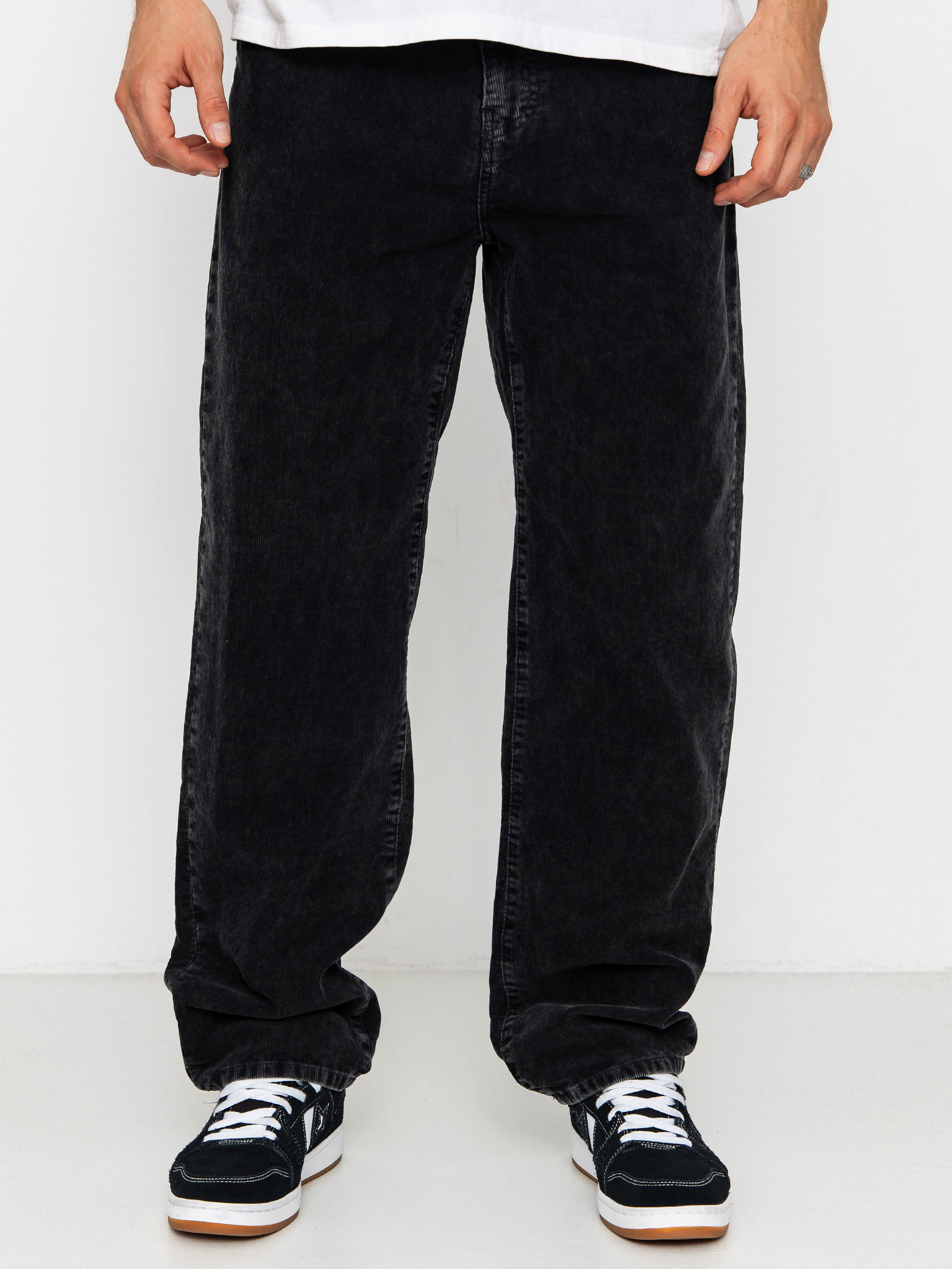 Штани Carhartt WIP Aaron (black/dusky washed)