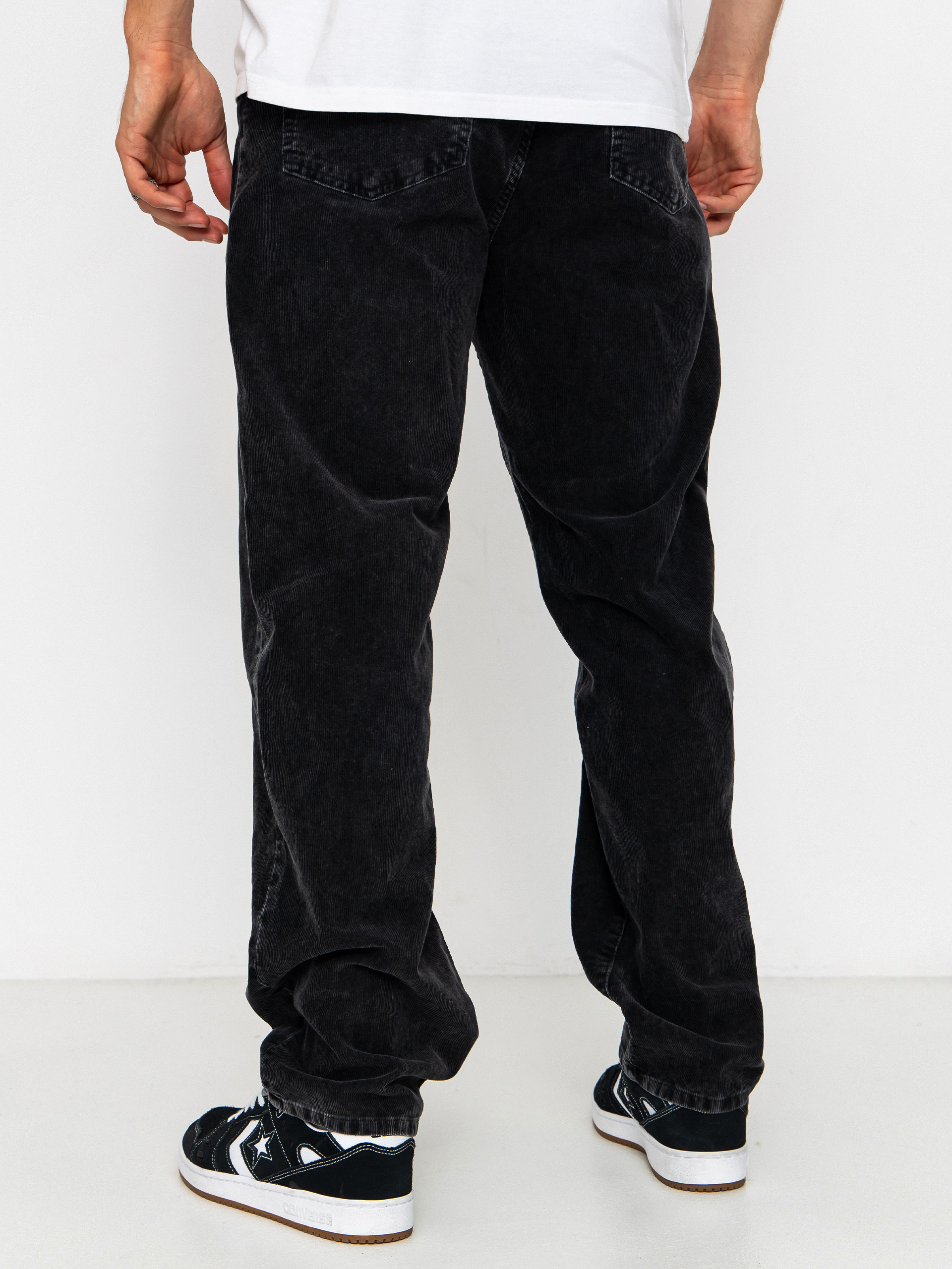 Штани Carhartt WIP Aaron (black/dusky washed)