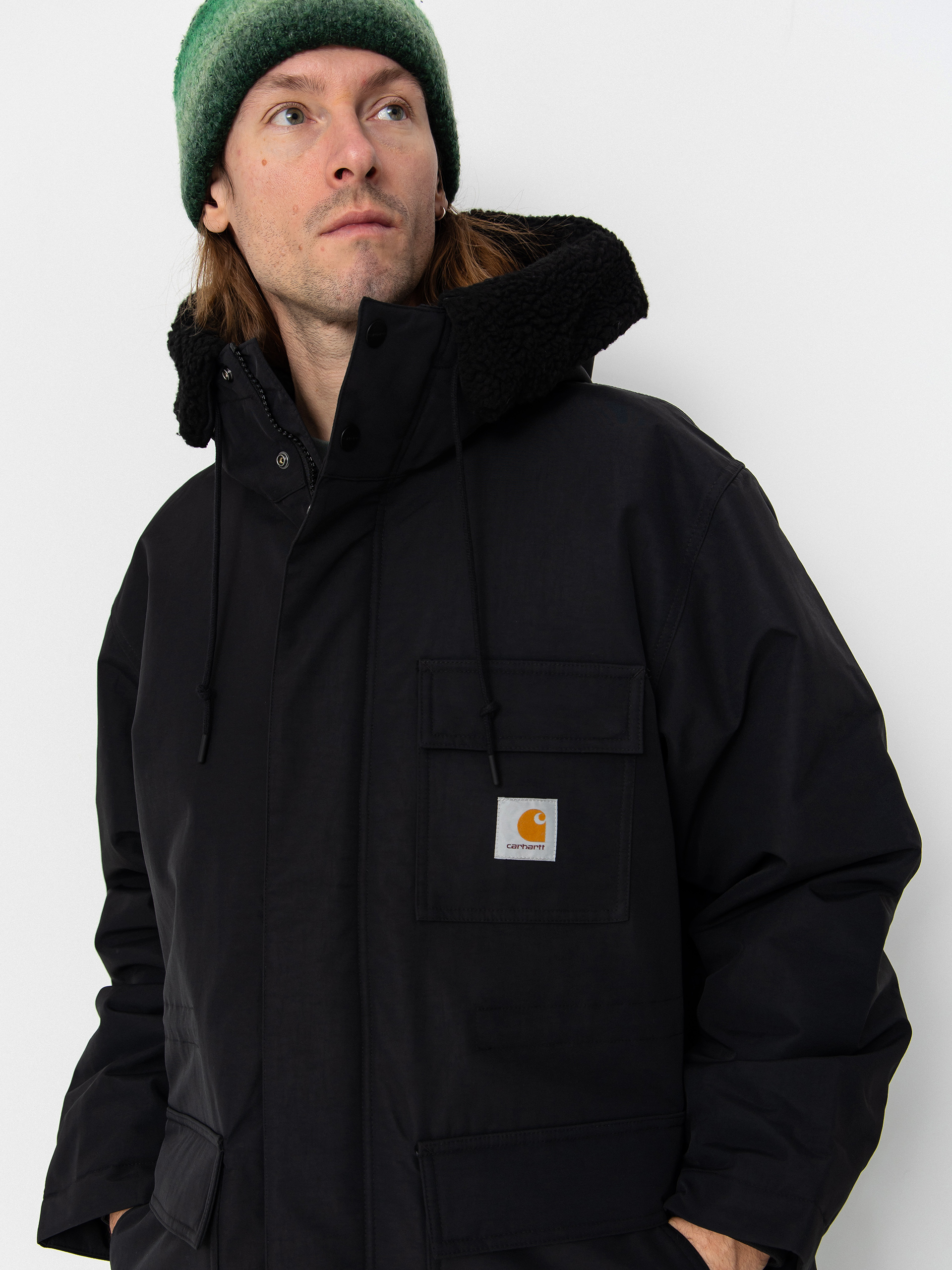 Куртка Carhartt WIP Siberia Parka - чорний (black)