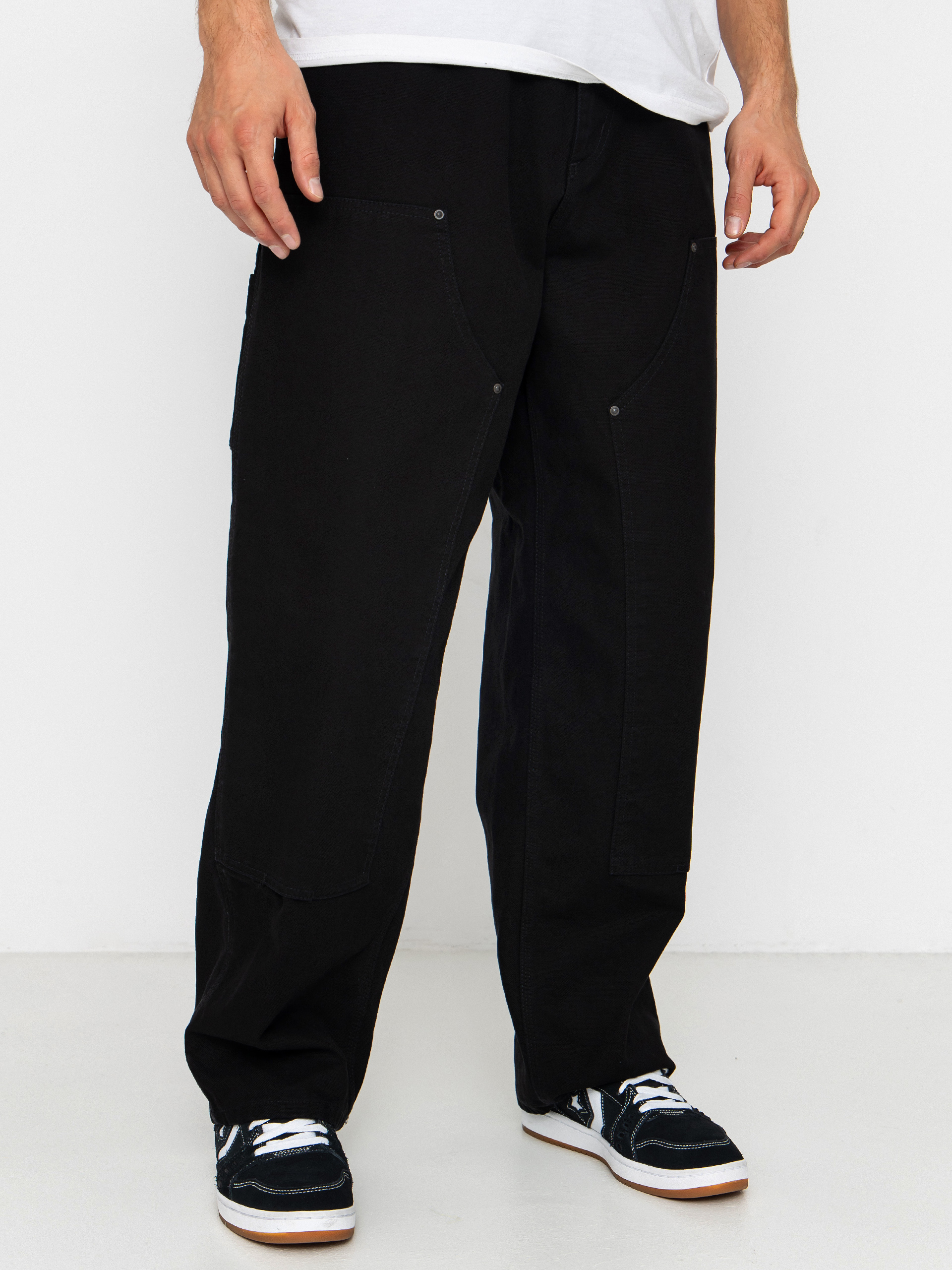 u0428u0442u0430u043du0438 Carhartt WIP OG Double Knee (black/stone washed)