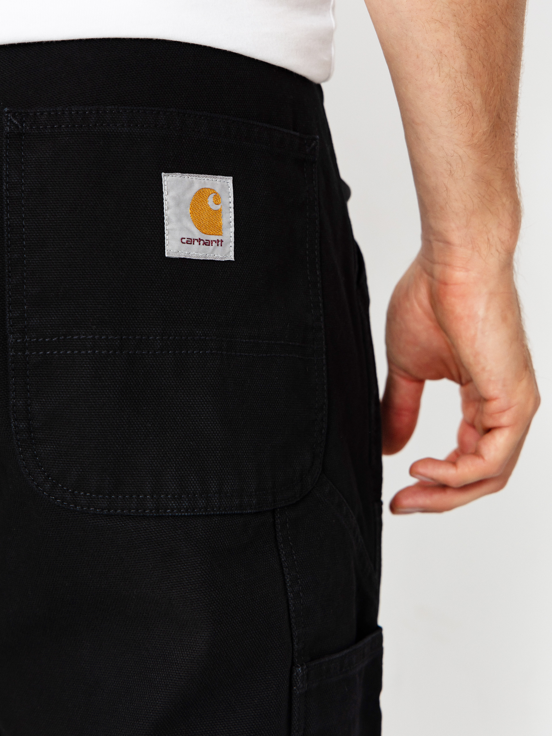 Штани Carhartt WIP OG Double Knee (black/stone washed)