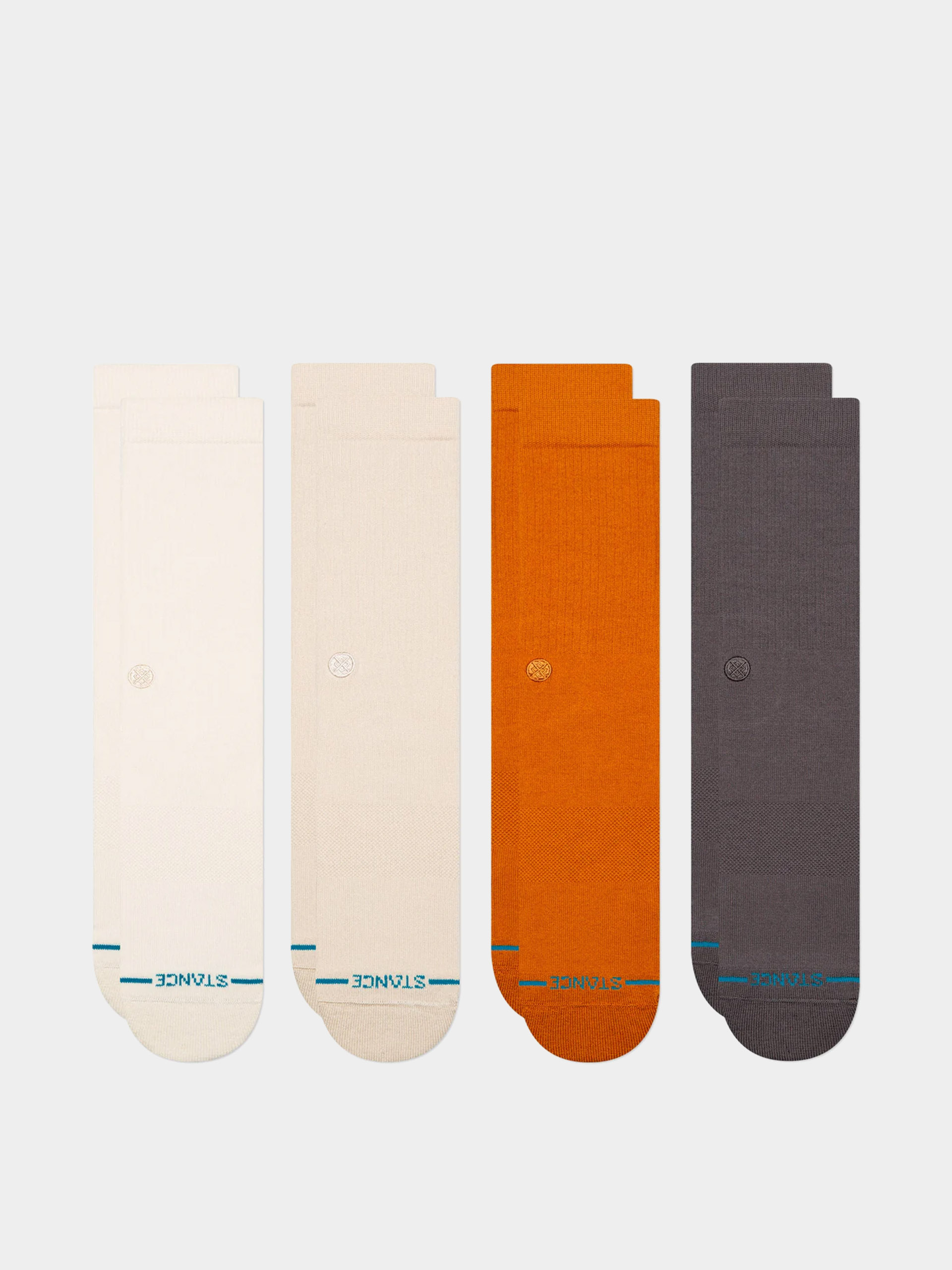  Шкарпетки Stance Icon Crew 4 Pack (canvas)