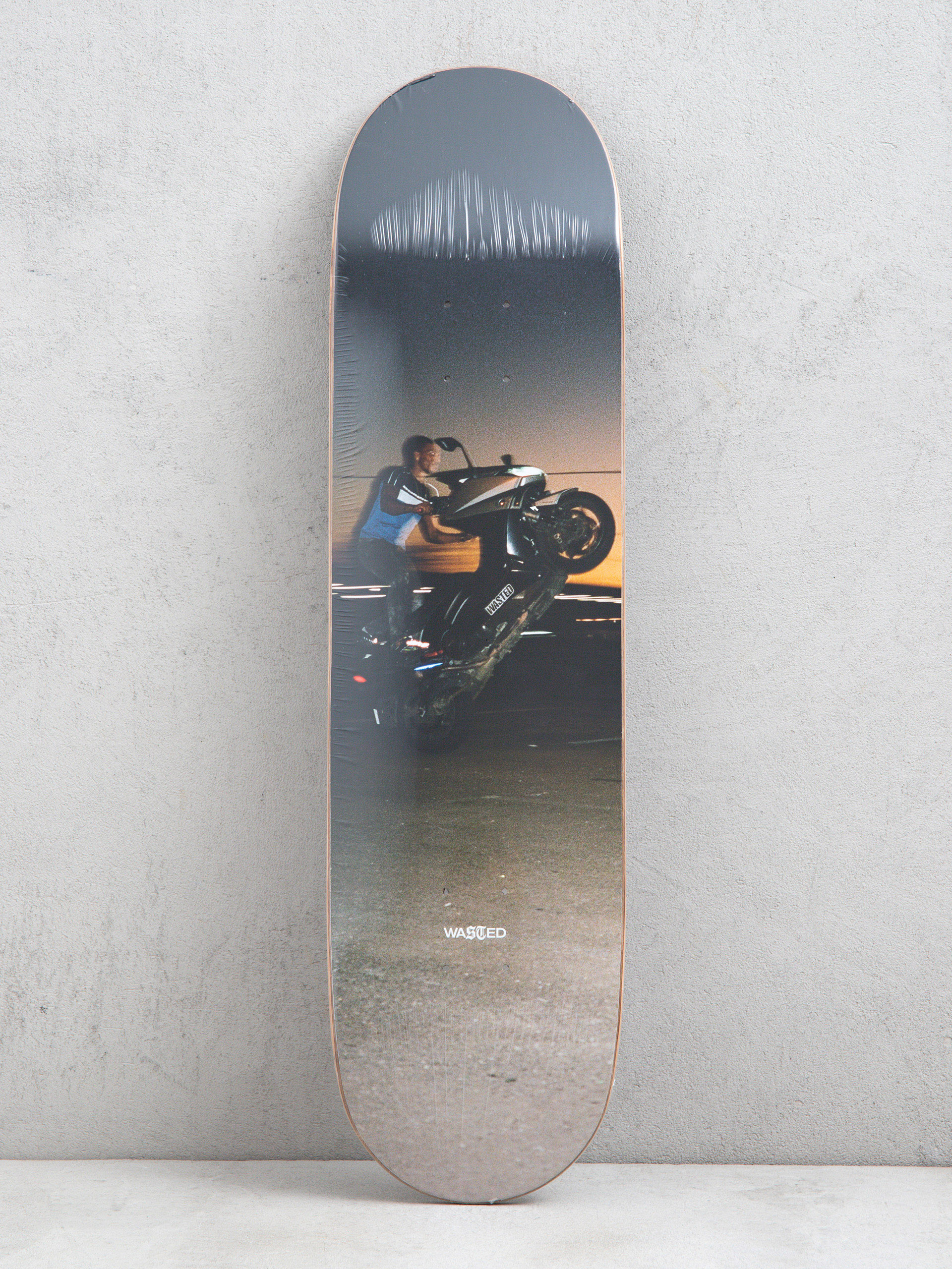 Декa Wasted Paris Monsieur Bonheur X Wasted Board (black)