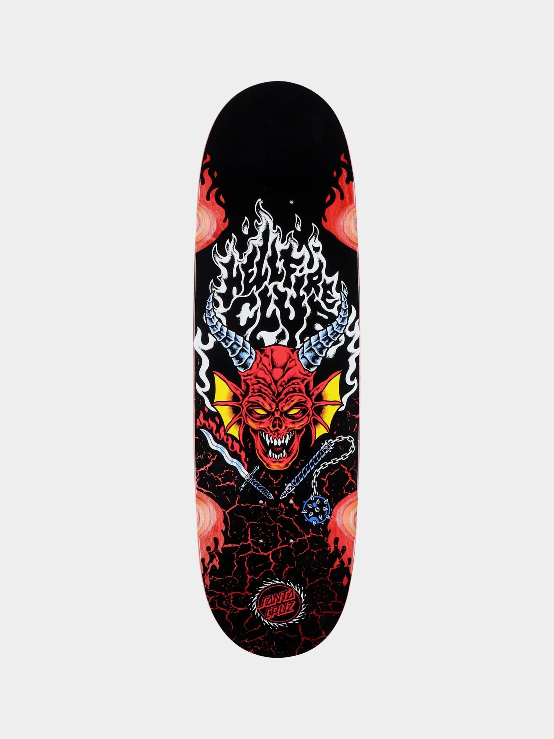 Декa Santa Cruz X Stranger Things Hellfire Club Flames 