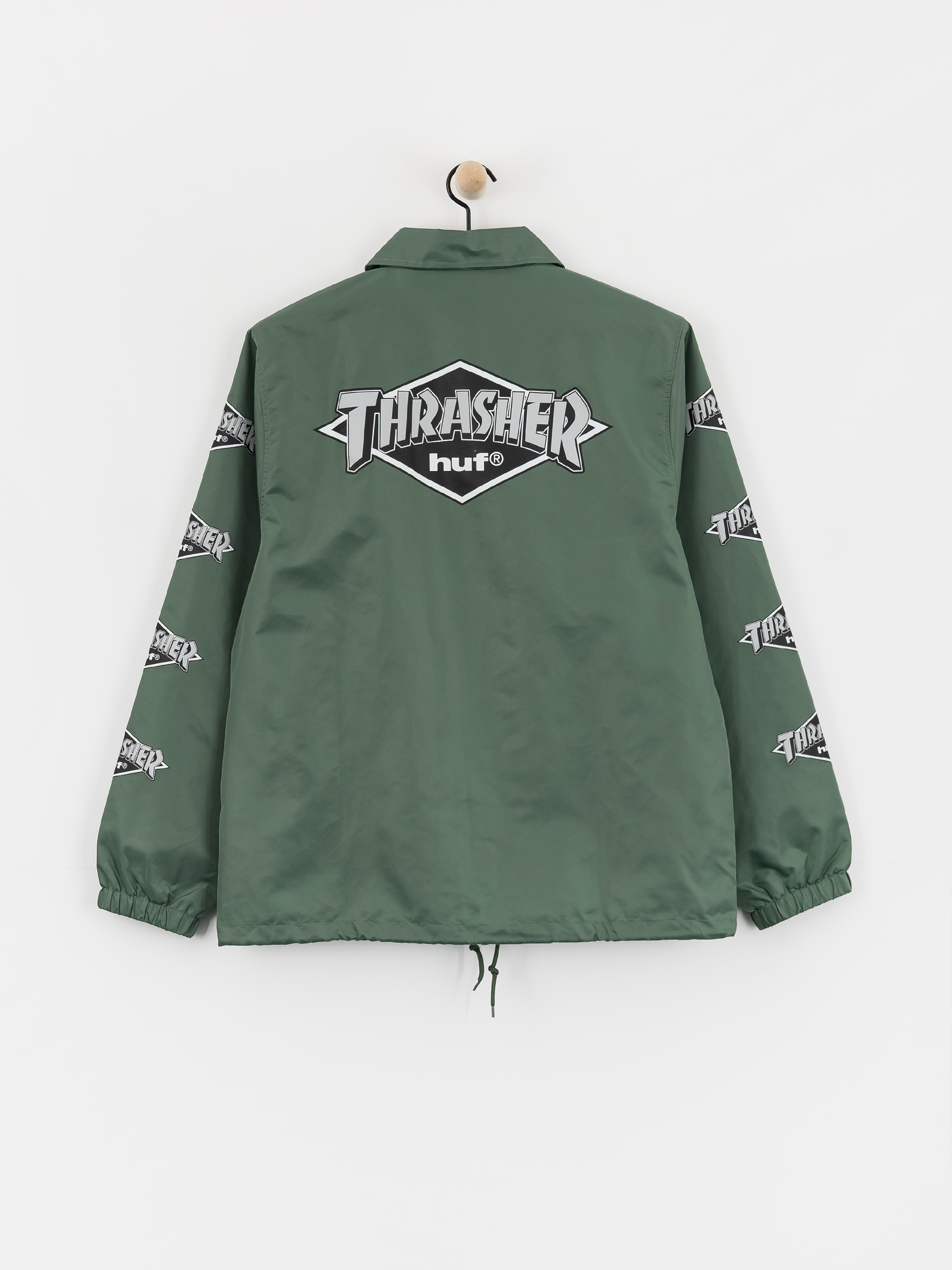 Куртка HUF X Thrasher Logo (forest green)