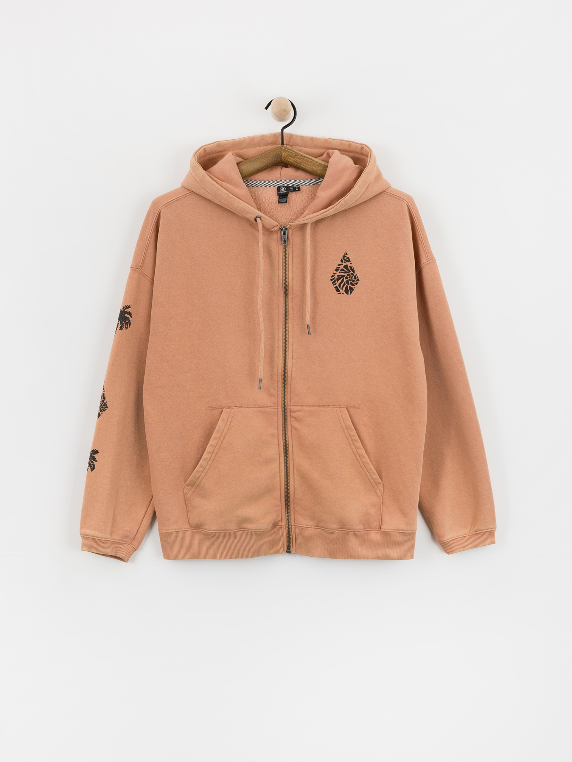 Світшот Volcom Stone Art Up Zip Wmn (sand brown)