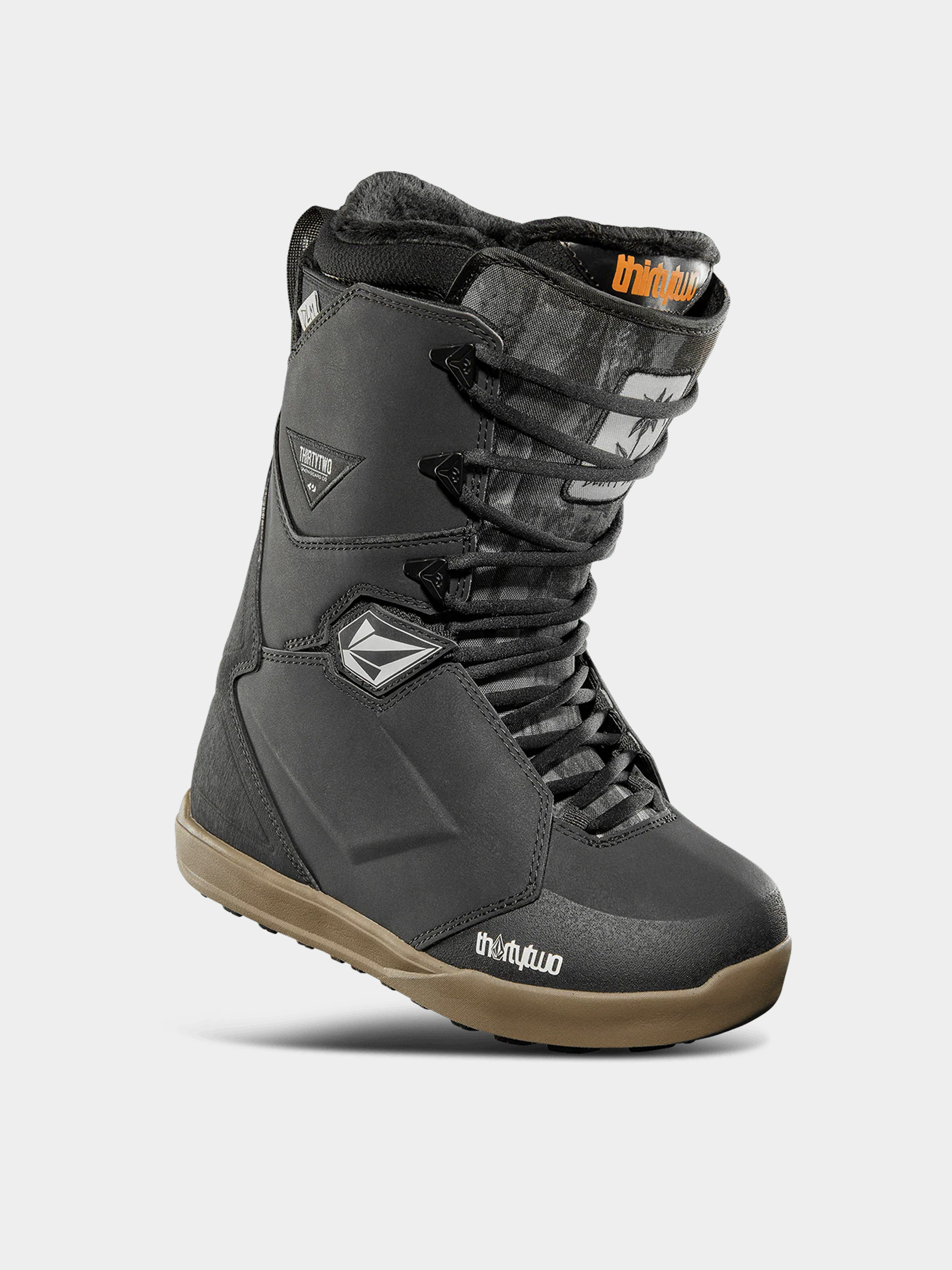 Черевики сноубордичні ThirtyTwo Lashed X Volcom Wmn (black/grey/gum)