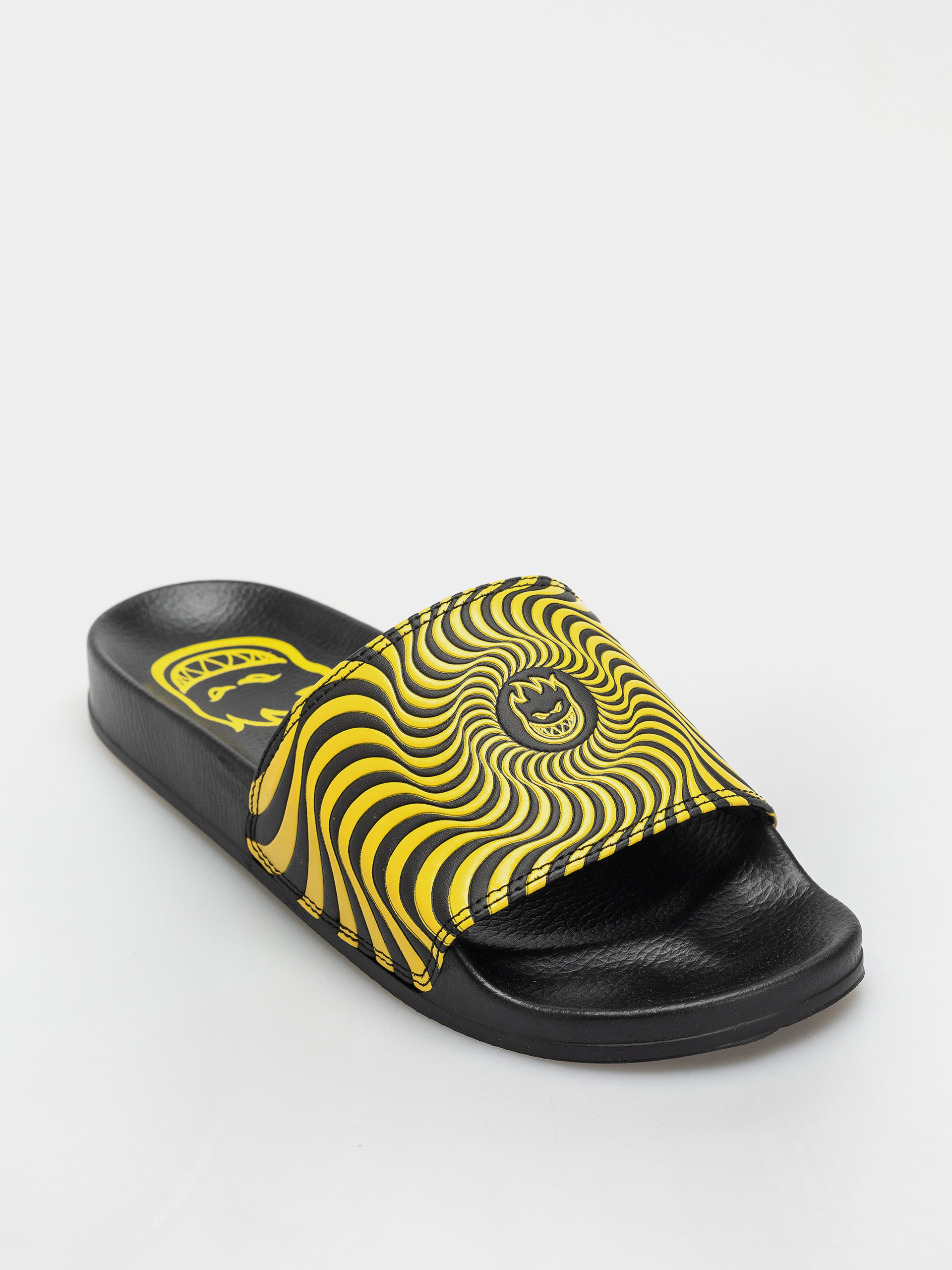 Шльопанці Spitfire Bighead Swirl (black/yellow)