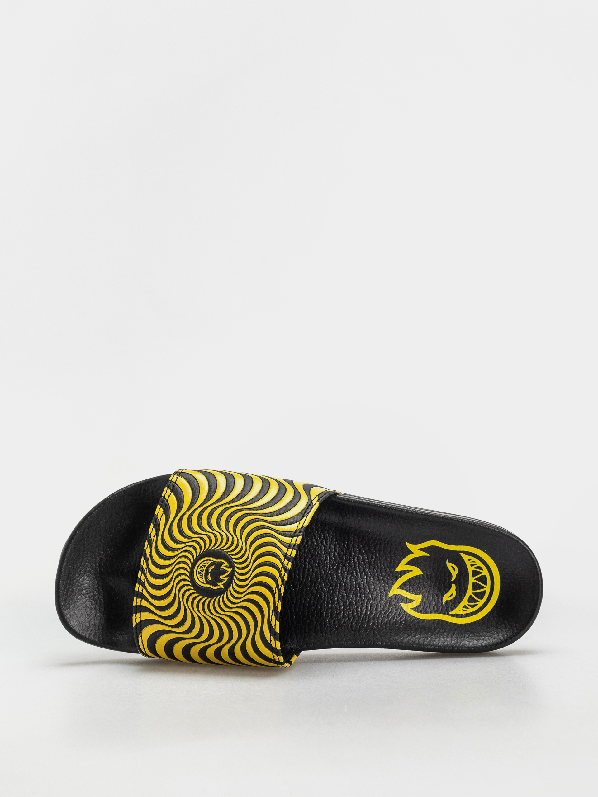 Шльопанці Spitfire Bighead Swirl (black/yellow)