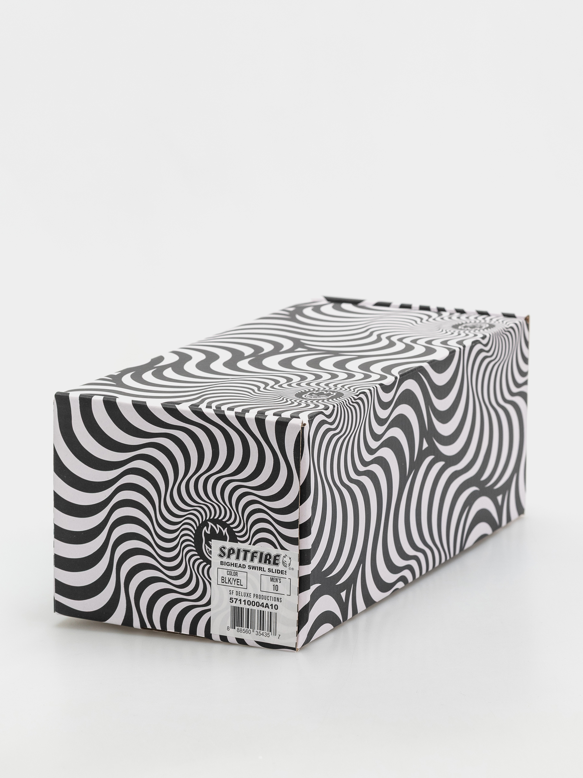 Шльопанці Spitfire Bighead Swirl (black/yellow)