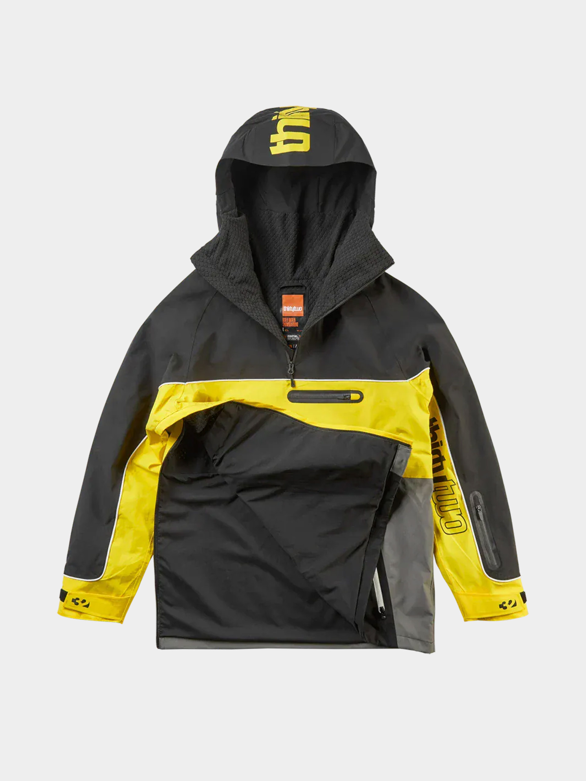 Чоловіча Сноубордична куртка ThirtyTwo Light Anorak (black/yellow)