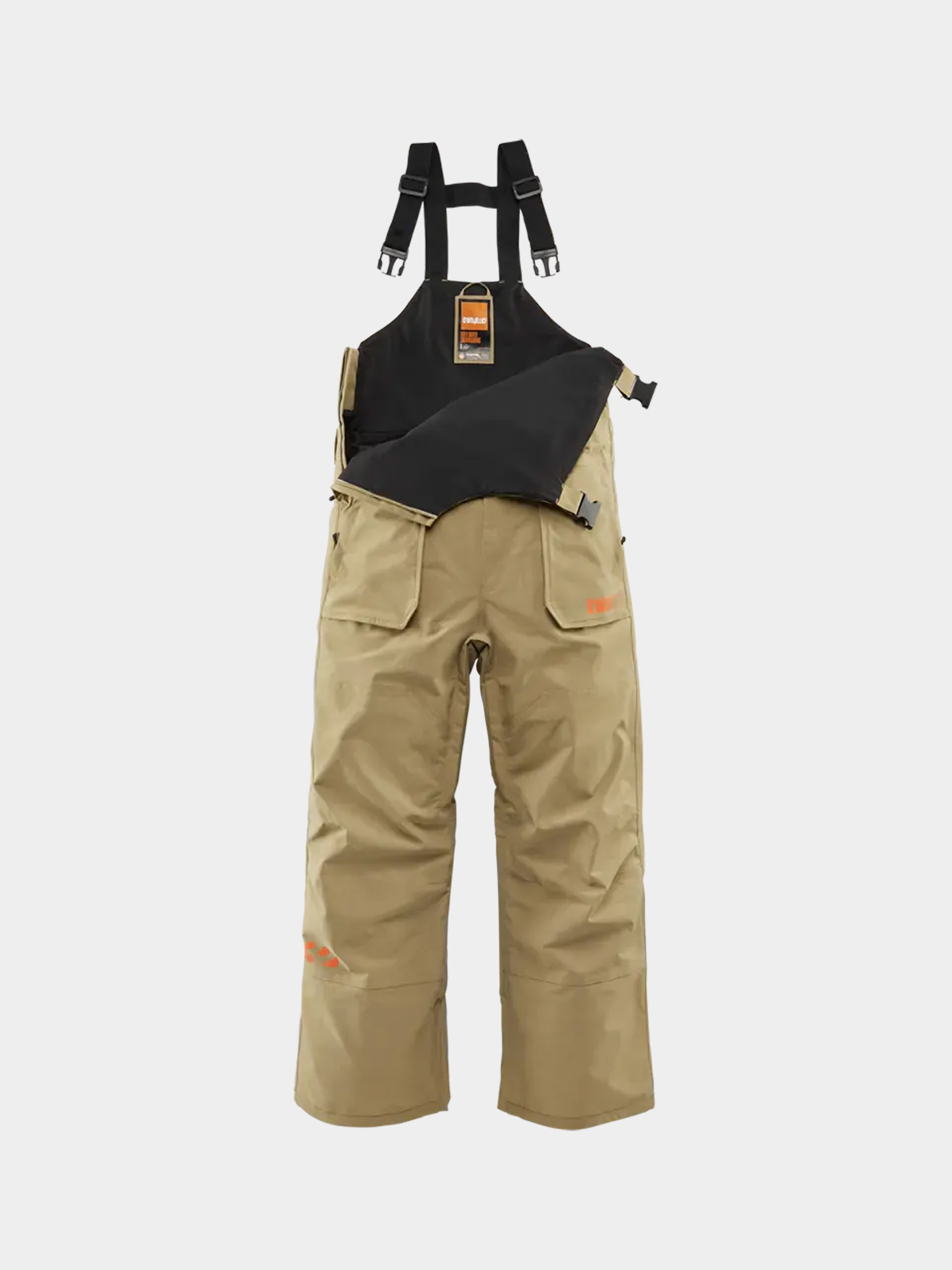 Чоловічі Сноубордичні штани ThirtyTwo Basement Bib (khaki)