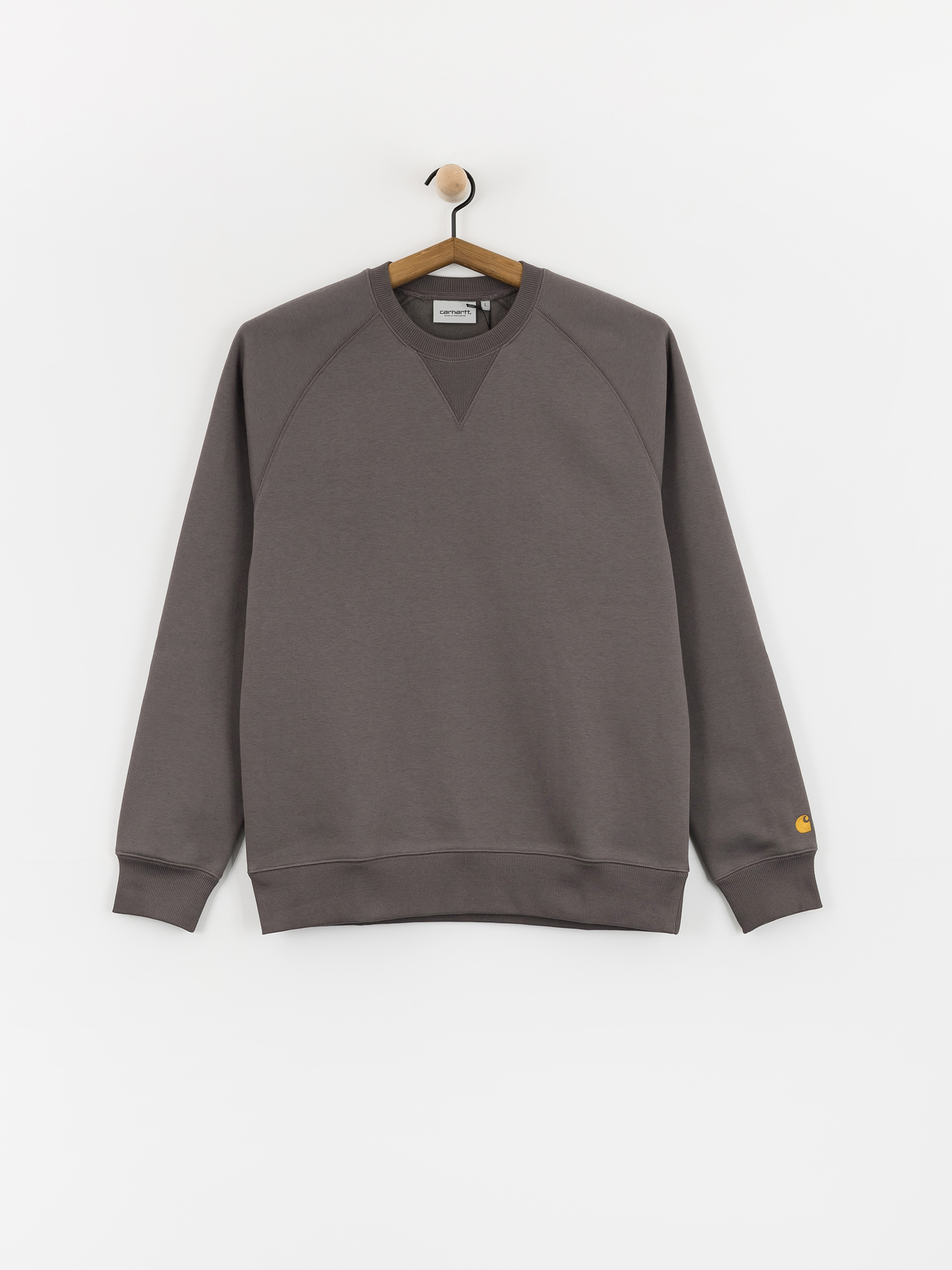 Світшот Carhartt WIP Chase (porphyry/gold)