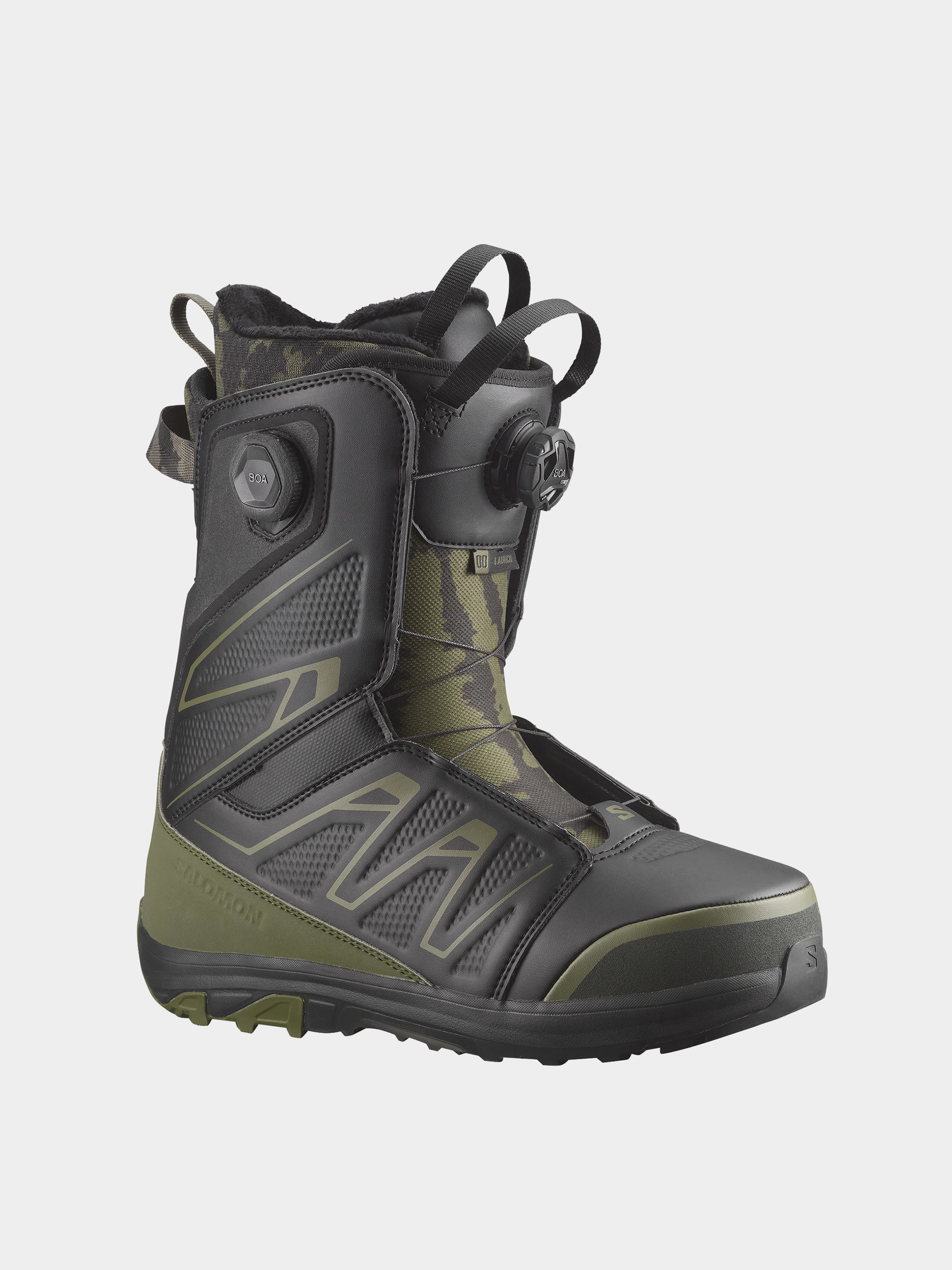 スノーボード SALOMON LAUNCH Boa JR 21.0 Черевики сноубордичні Salomon Launch Boa Sj - чорний (black)