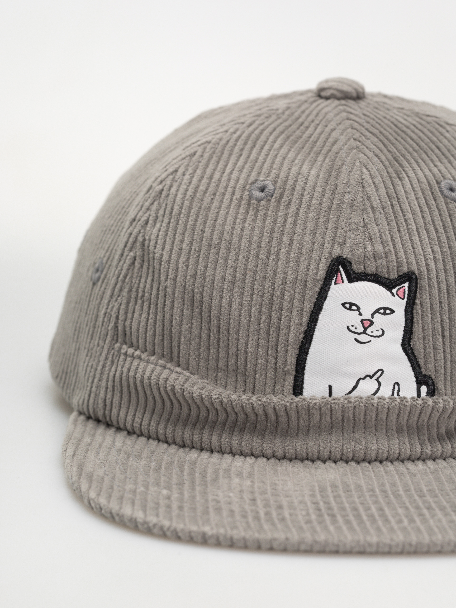Кепка RipNDip Lord Nermal Corduroy Snapback (charcoal)