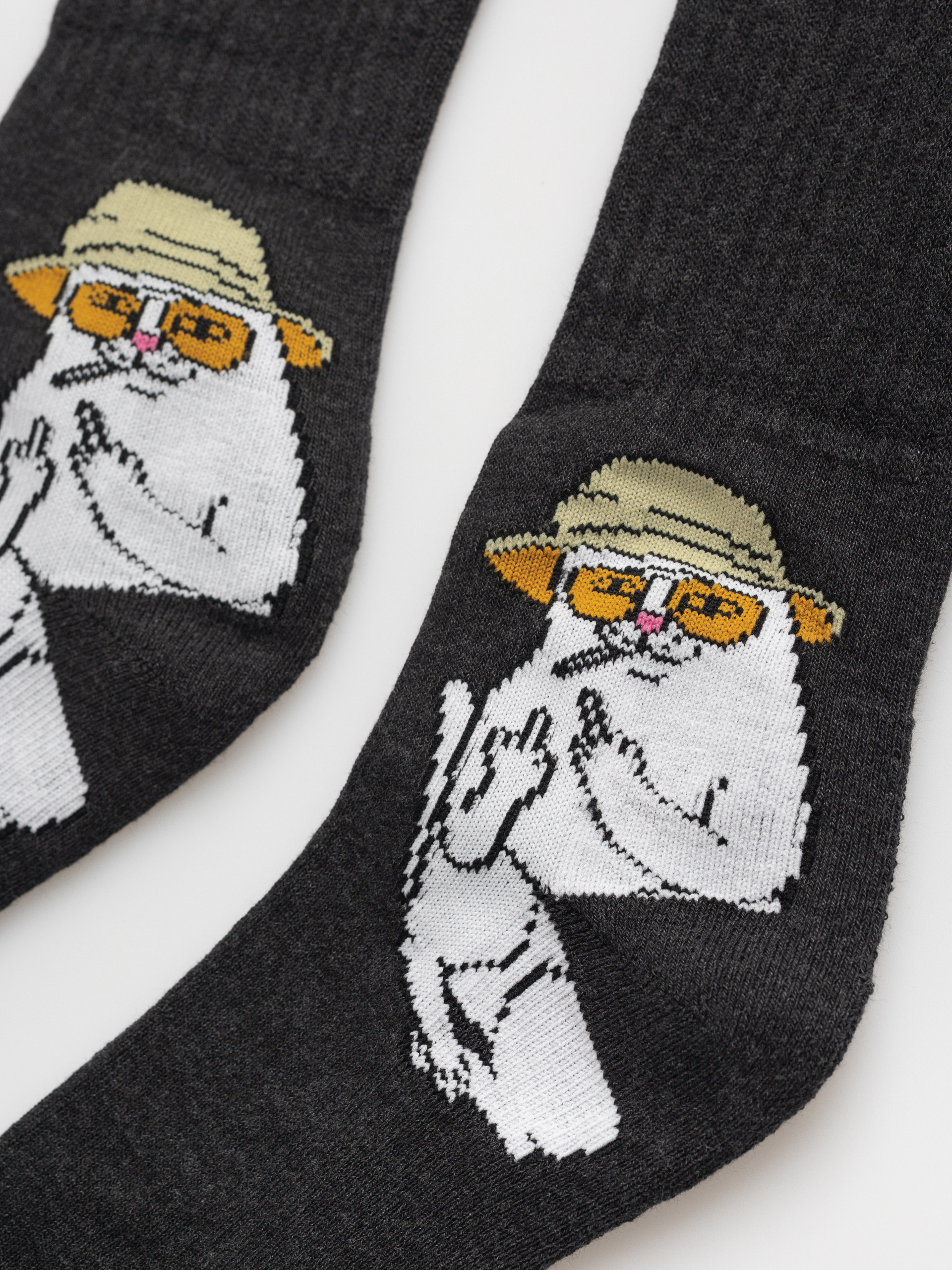  Шкарпетки RipNDip Nermal S Thompson (black heather)