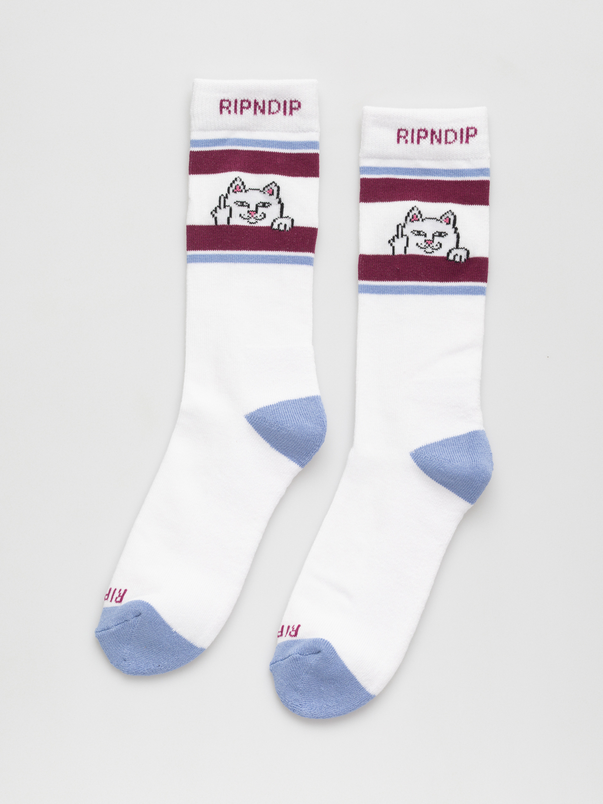  Шкарпетки RipNDip Peeking Nermal (plum/blue)