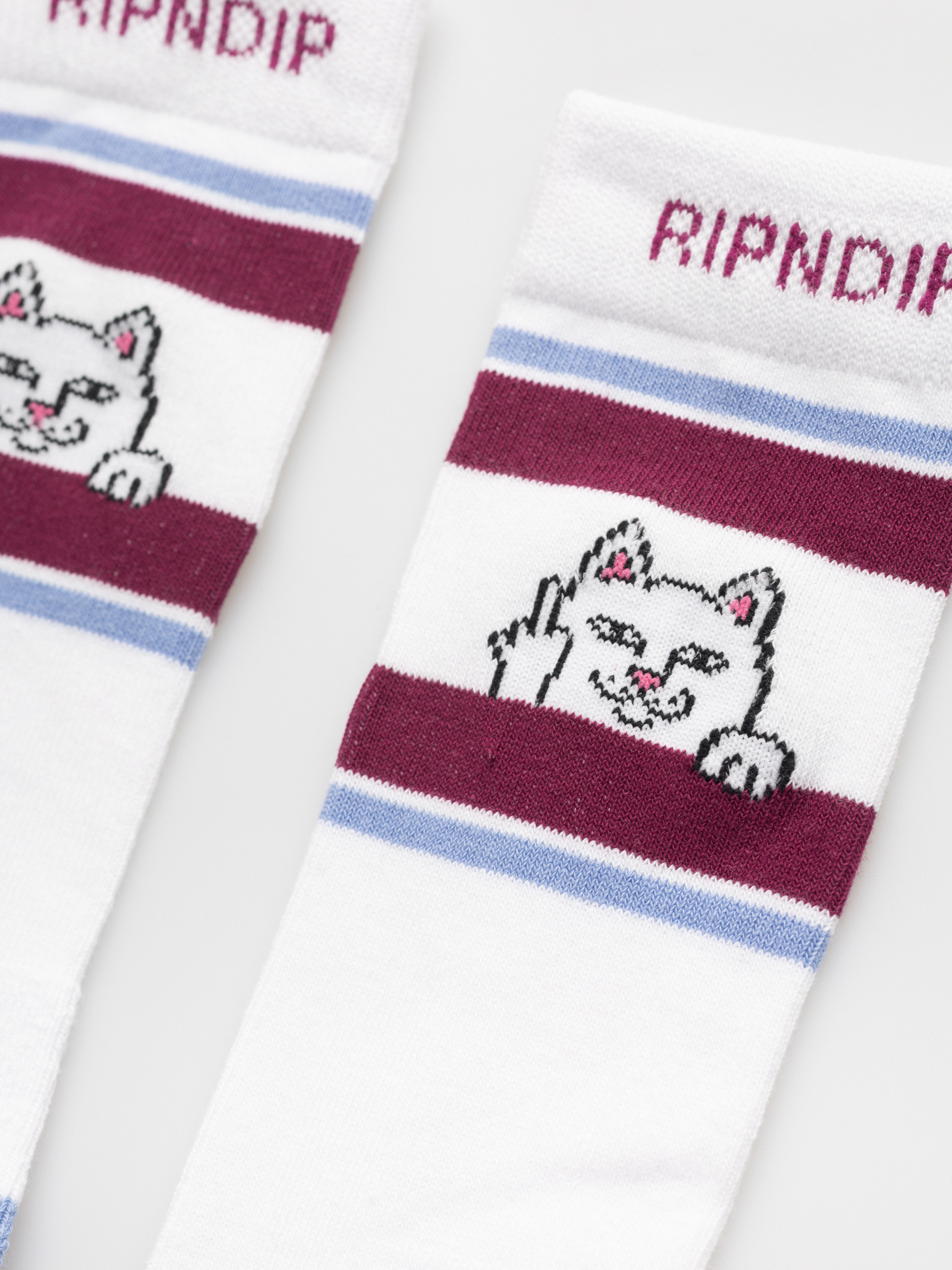  Шкарпетки RipNDip Peeking Nermal (plum/blue)