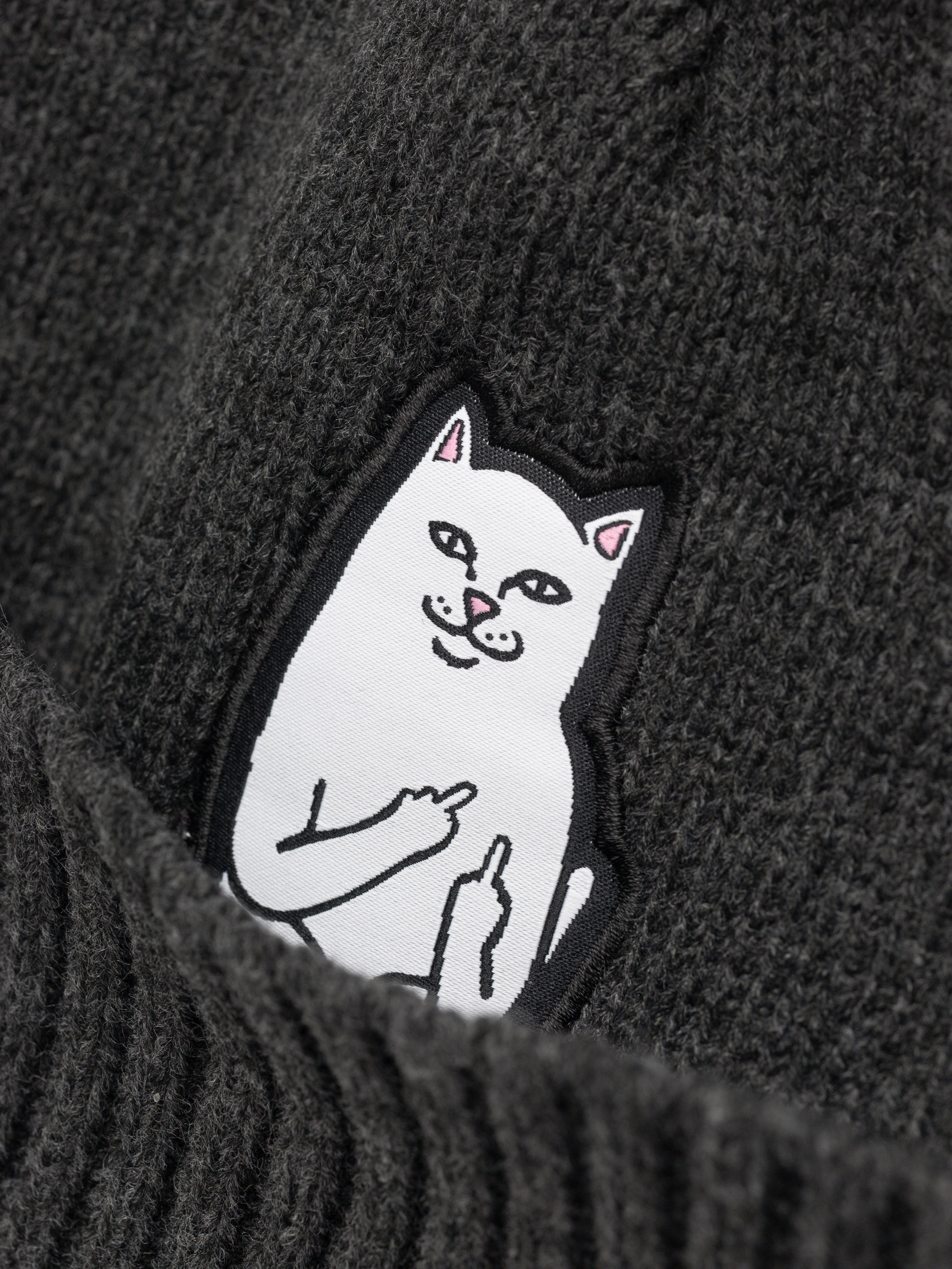 Шапка RipNDip Lord Nermal (black heather)