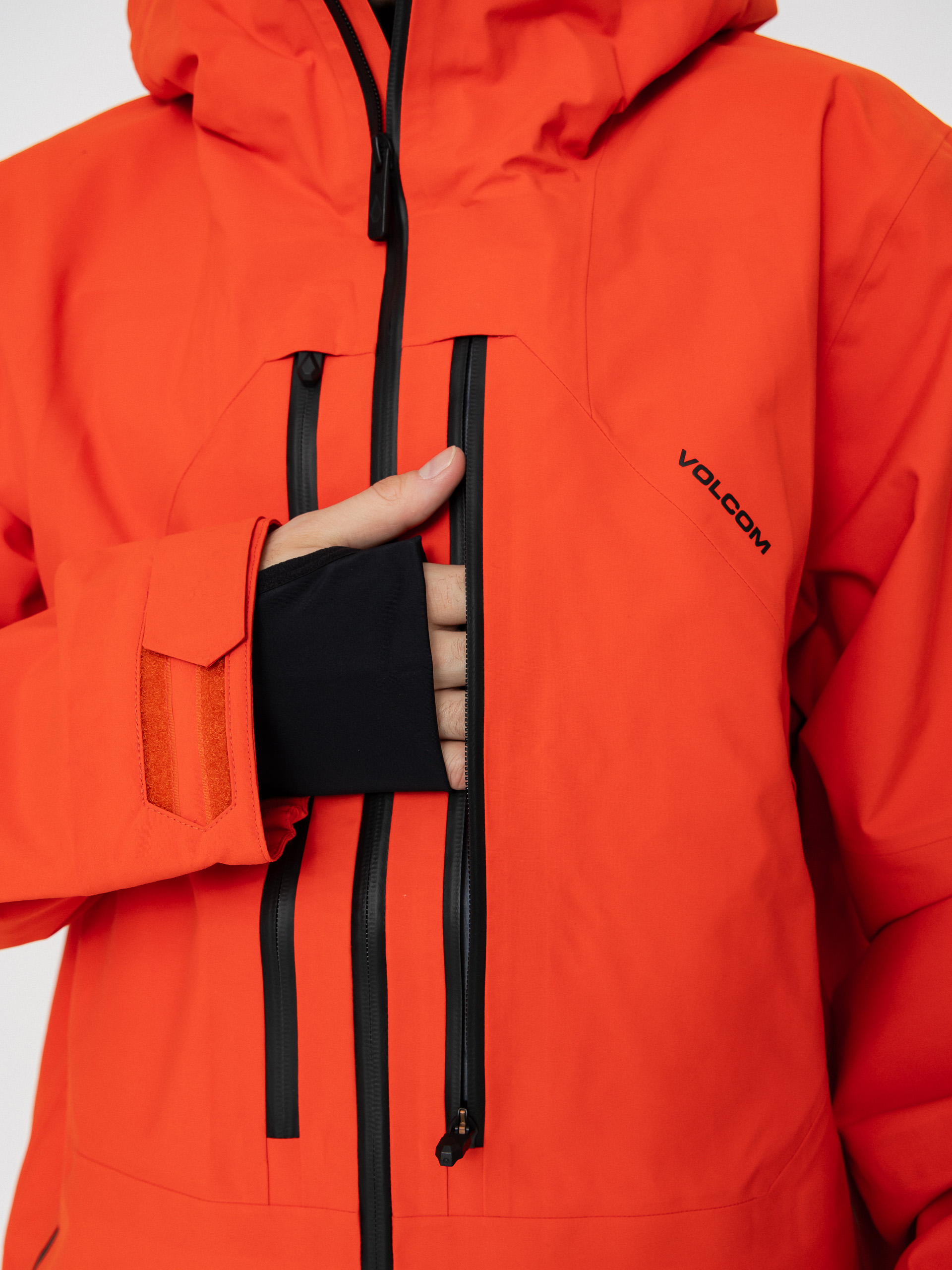 Чоловіча Сноубордична куртка Volcom Anyox Guide Gore Pro Shell (orange shock)