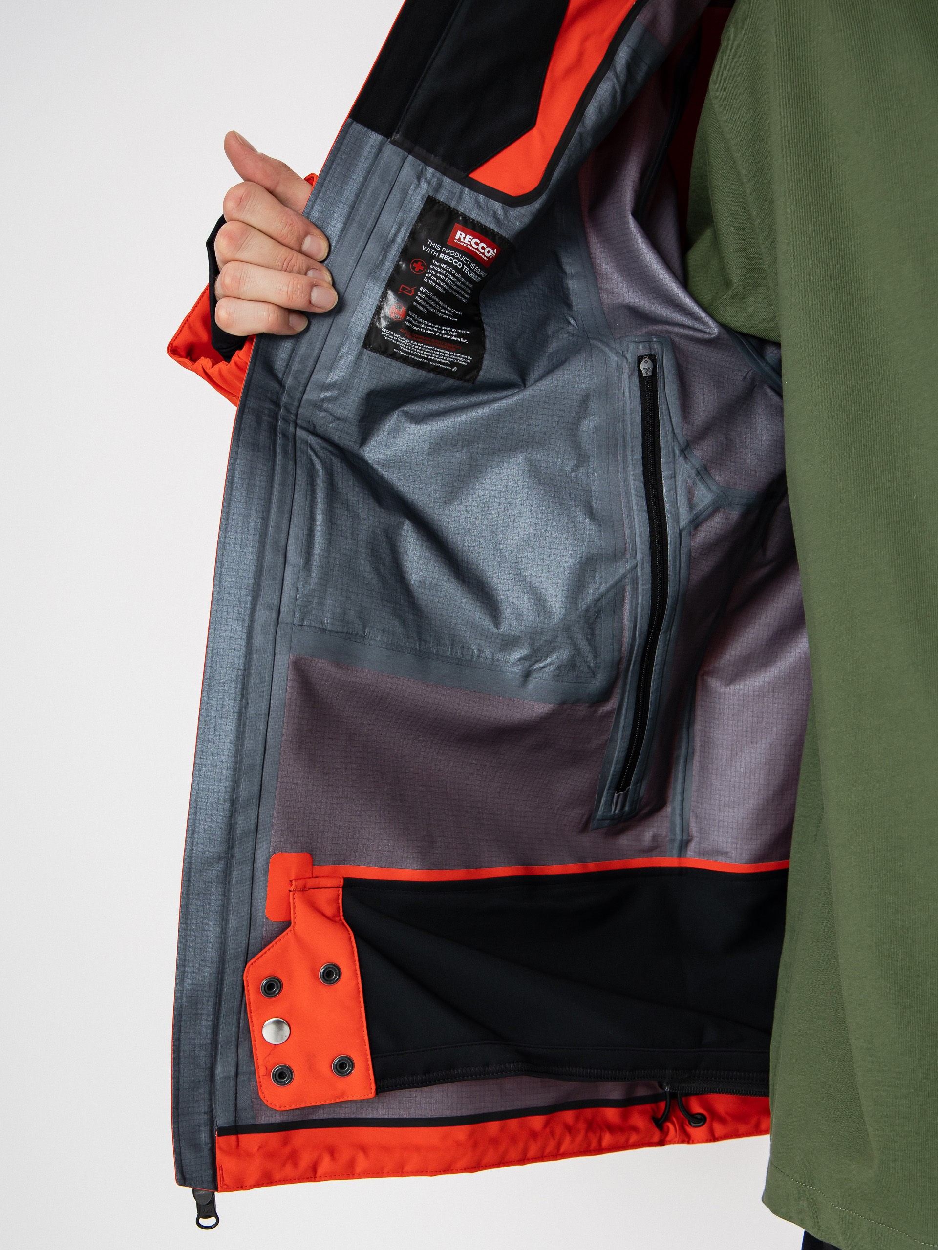 Чоловіча Сноубордична куртка Volcom Anyox Guide Gore Pro Shell (orange shock)