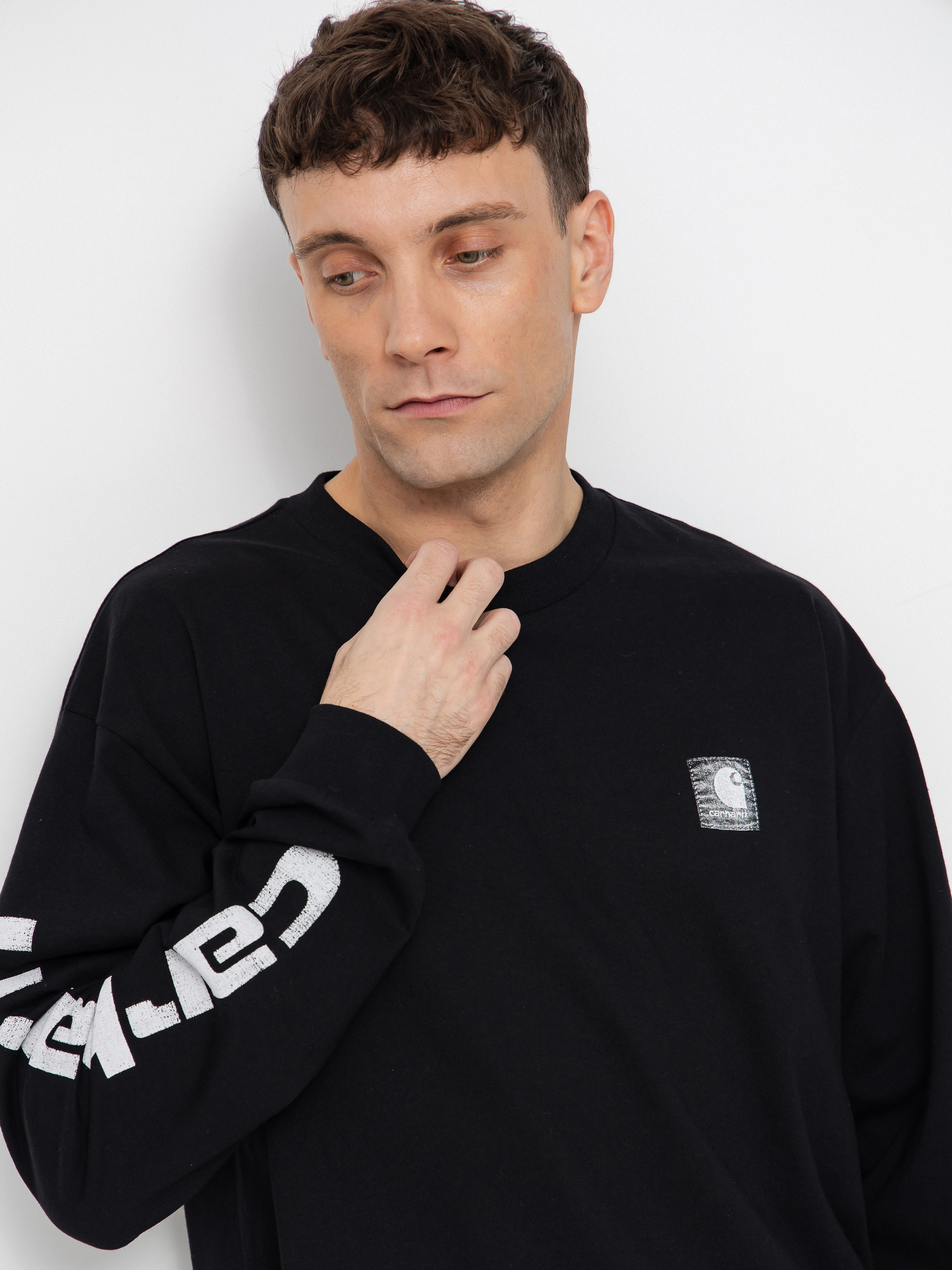 Лонгслів Carhartt WIP Archive Script (black)