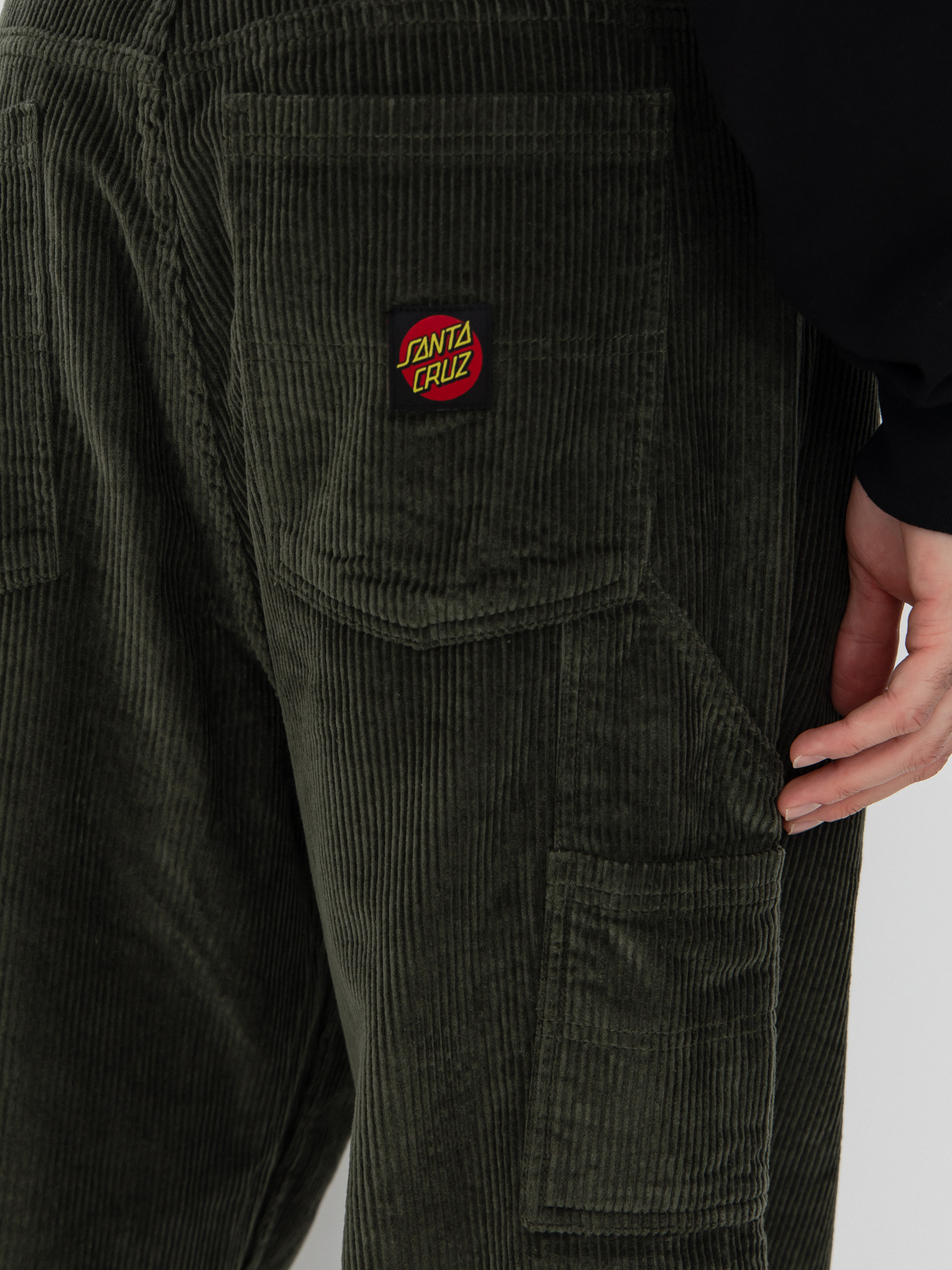 Штани Santa Cruz Carpenter Big (dark moss cord)