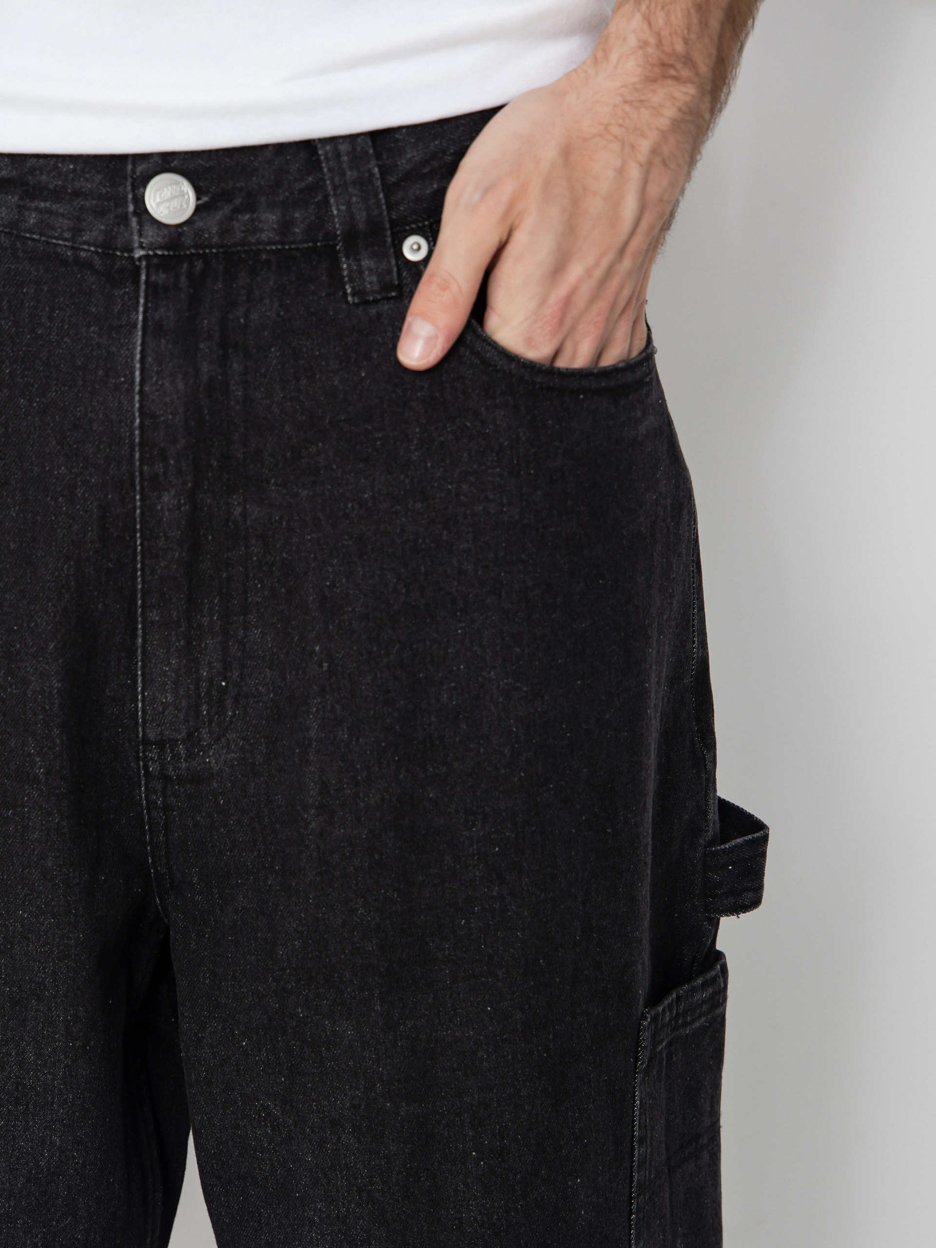 Штани Santa Cruz Carpenter Big (black wash)