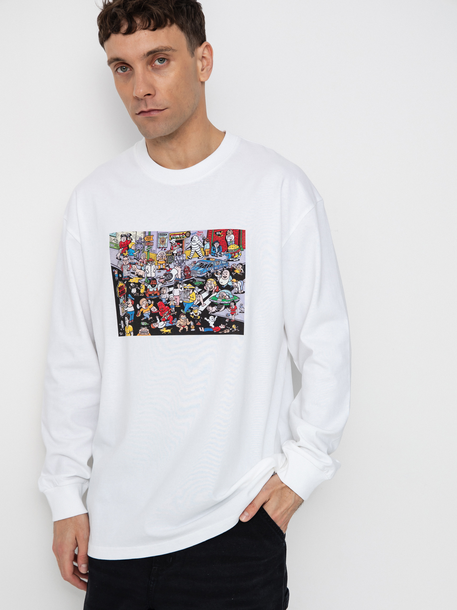 Худі Polar Skate Dave Cut Outs HD (heather grey)