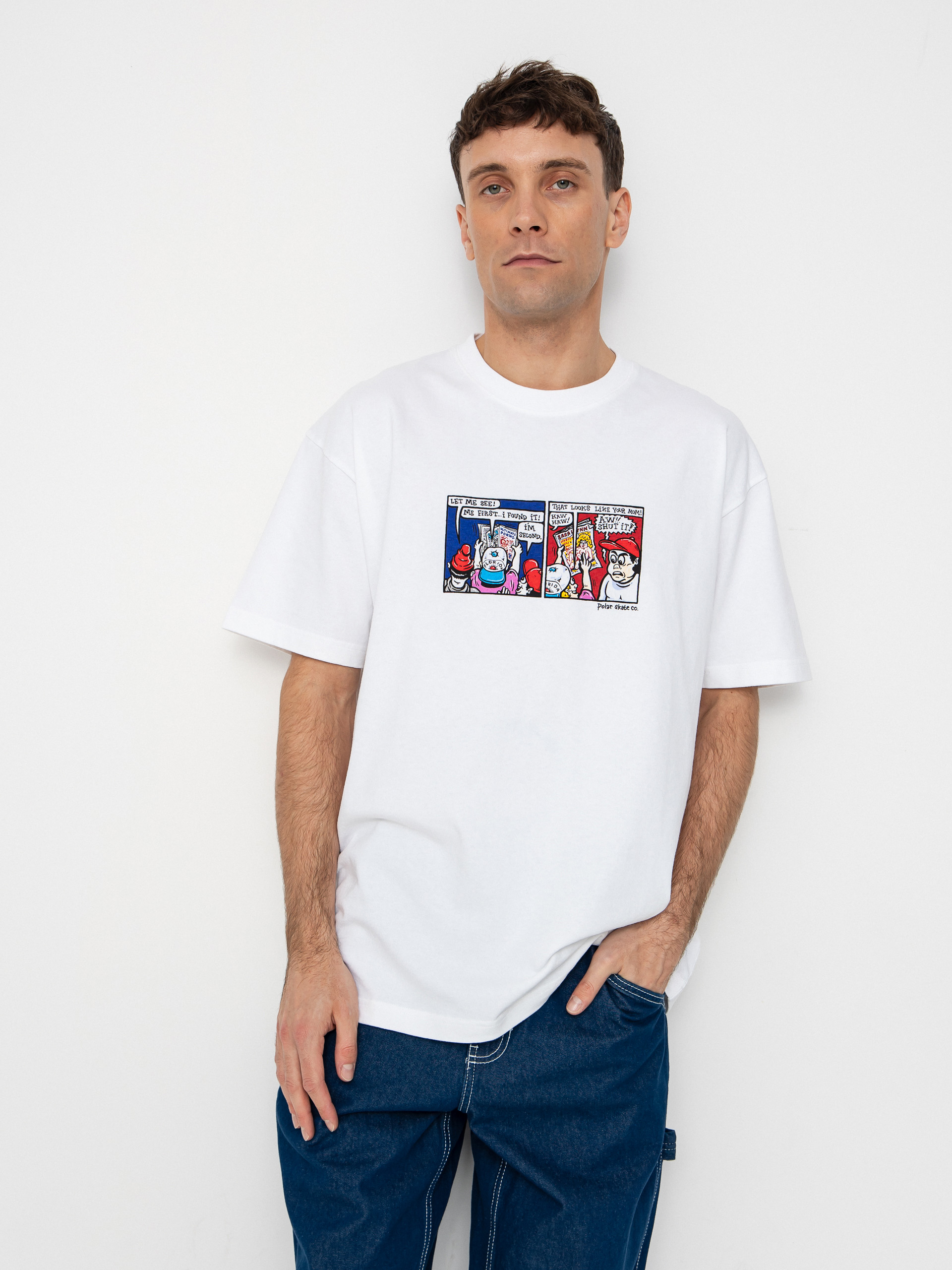 Футболка Polar Skate Shut It! (white)