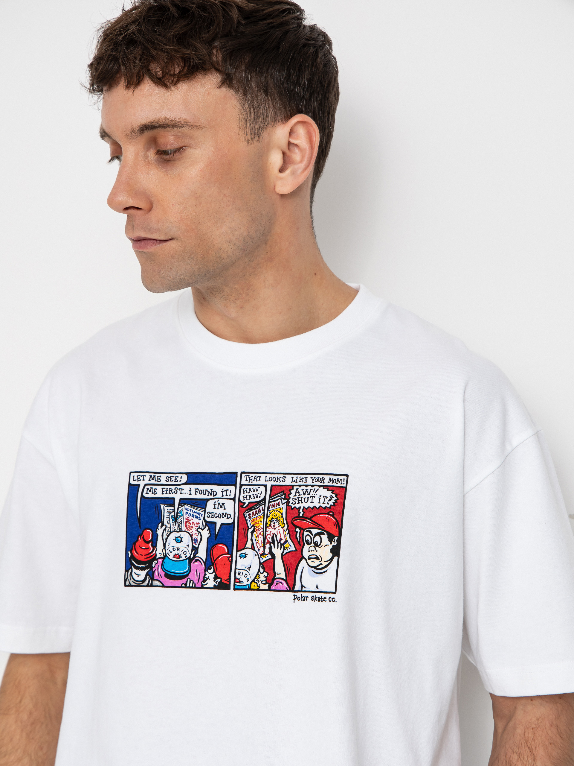 Футболка Polar Skate Shut It! (white)