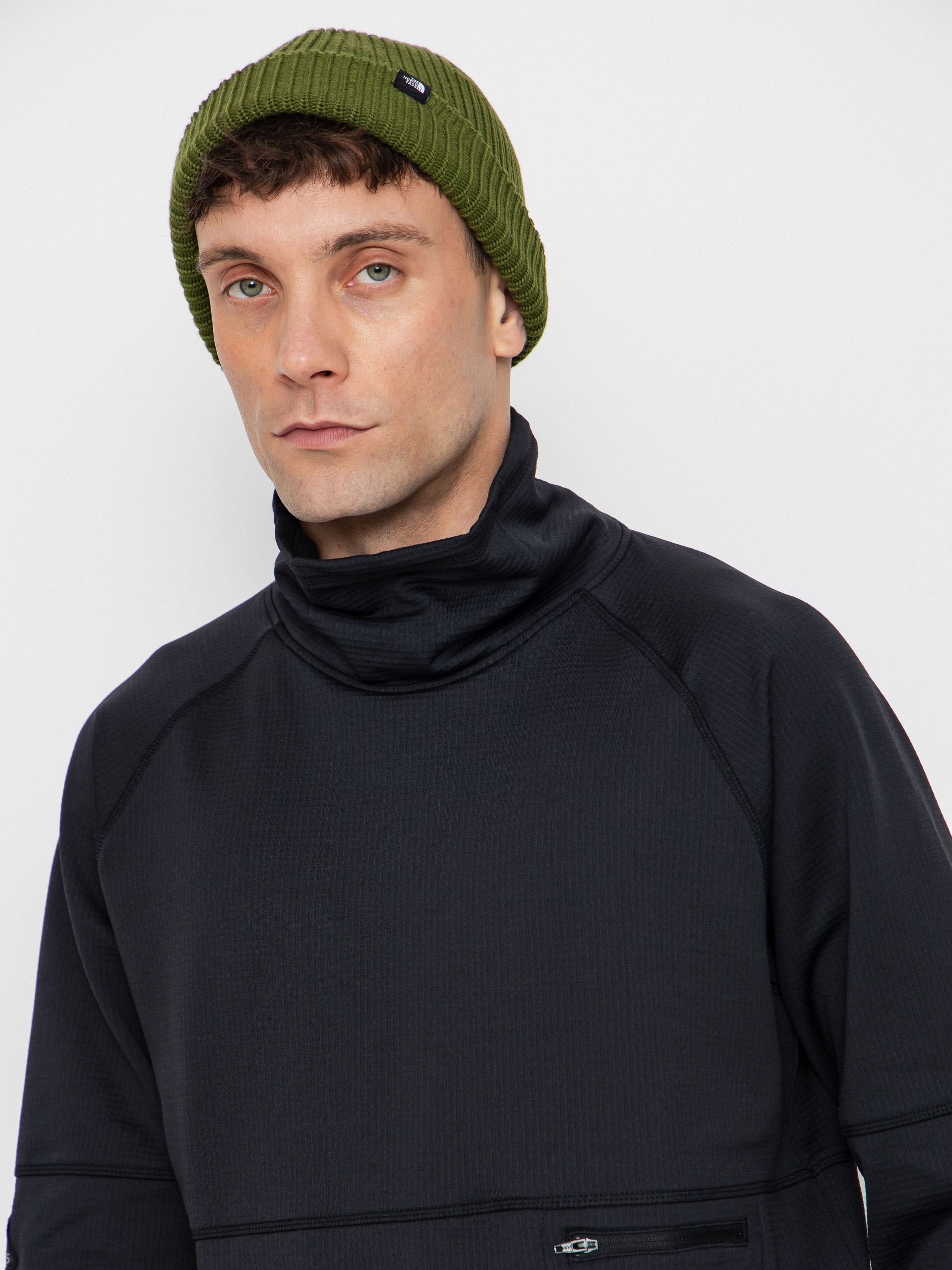 Світшот Jones Snowboards Flagship Rec Grid 1/2 Zip (stealth black)