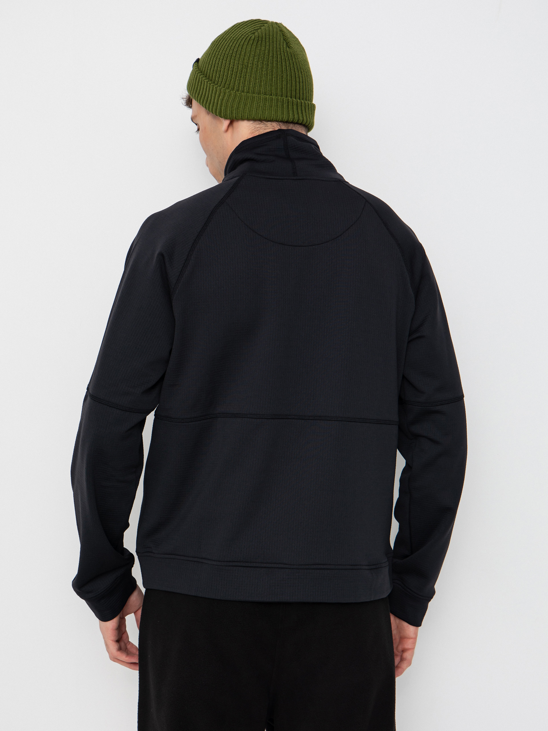 Світшот Jones Snowboards Flagship Rec Grid 1/2 Zip (stealth black)