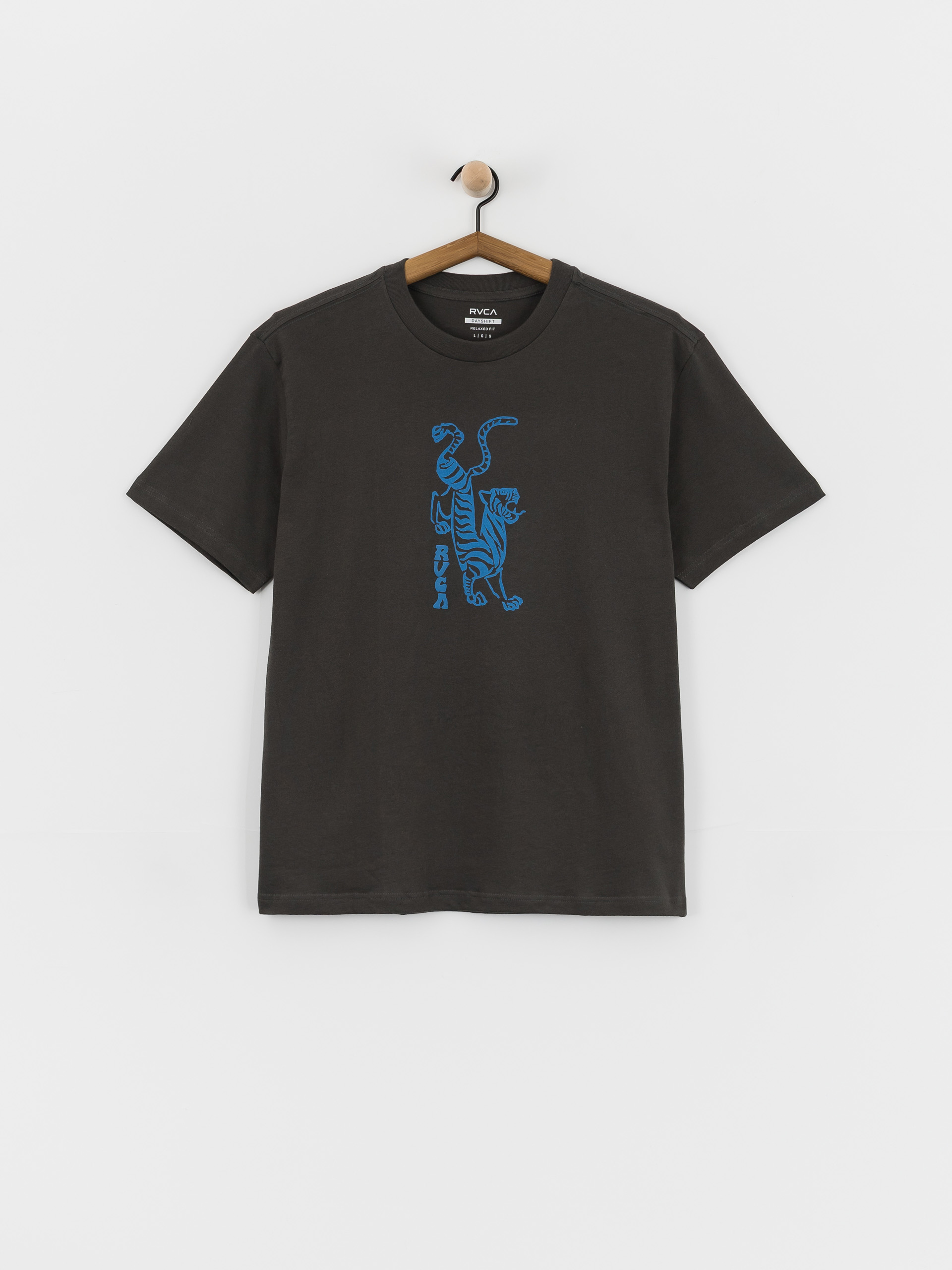 Футболка RVCA Balance Tiger (pirate black)