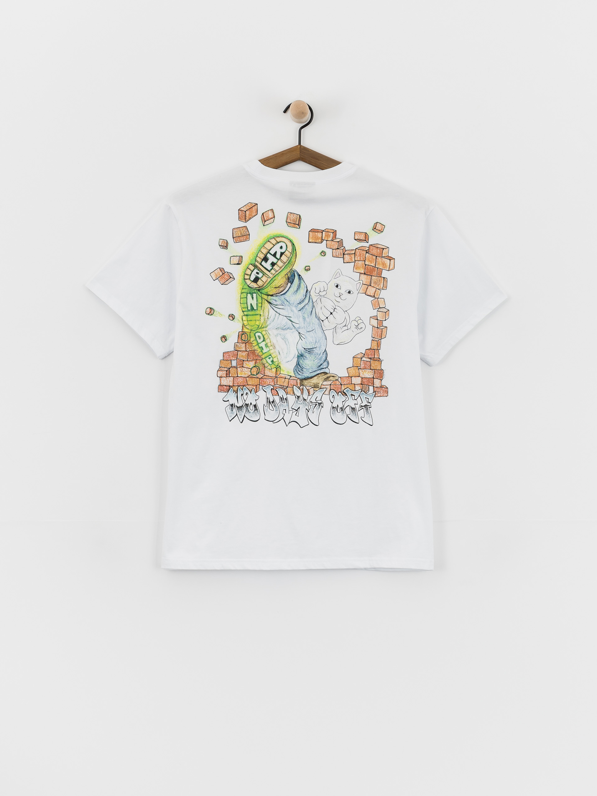 Футболка RipNDip Karate Kat (white)