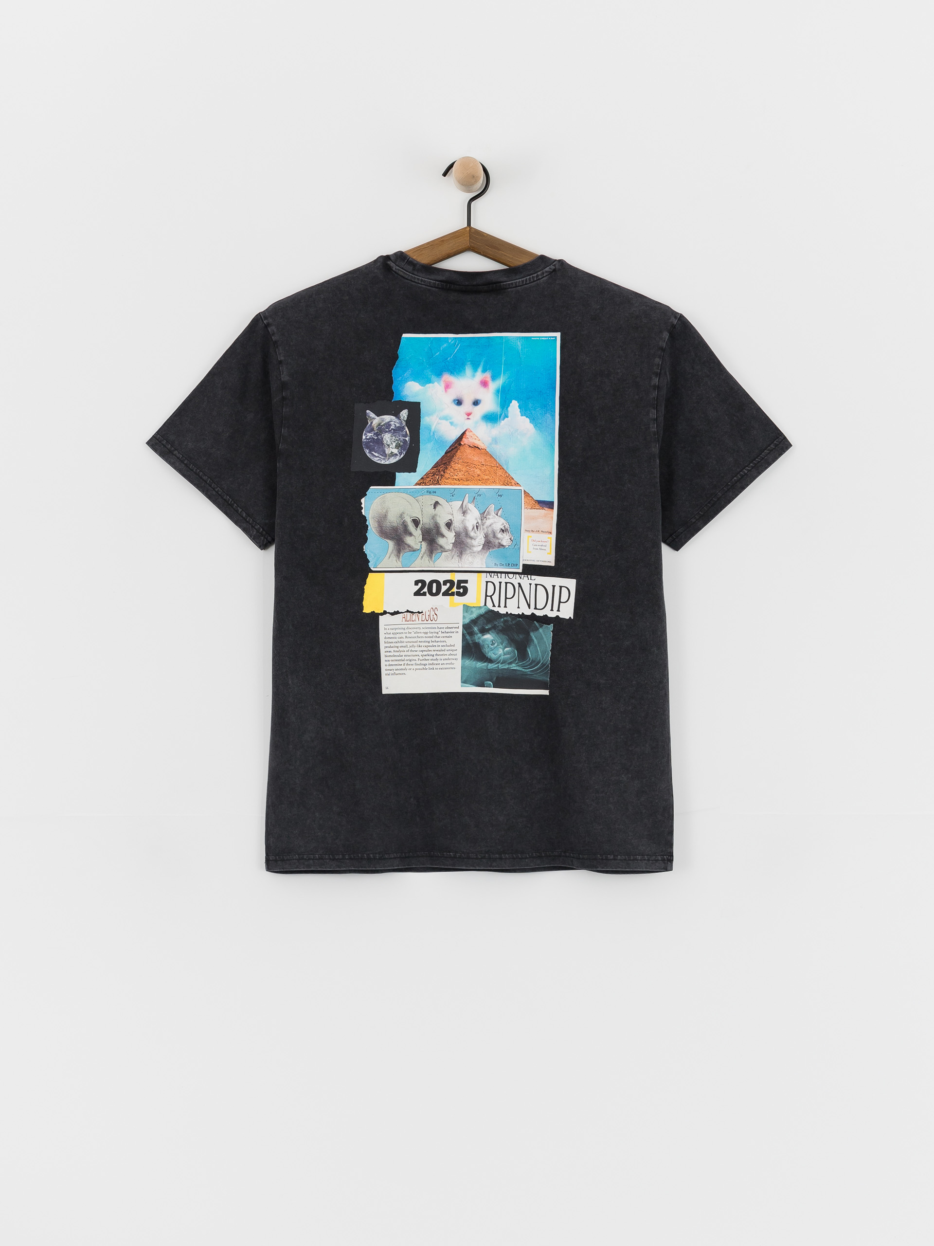 Футболка RipNDip Nerm Geo (black vintage wash)