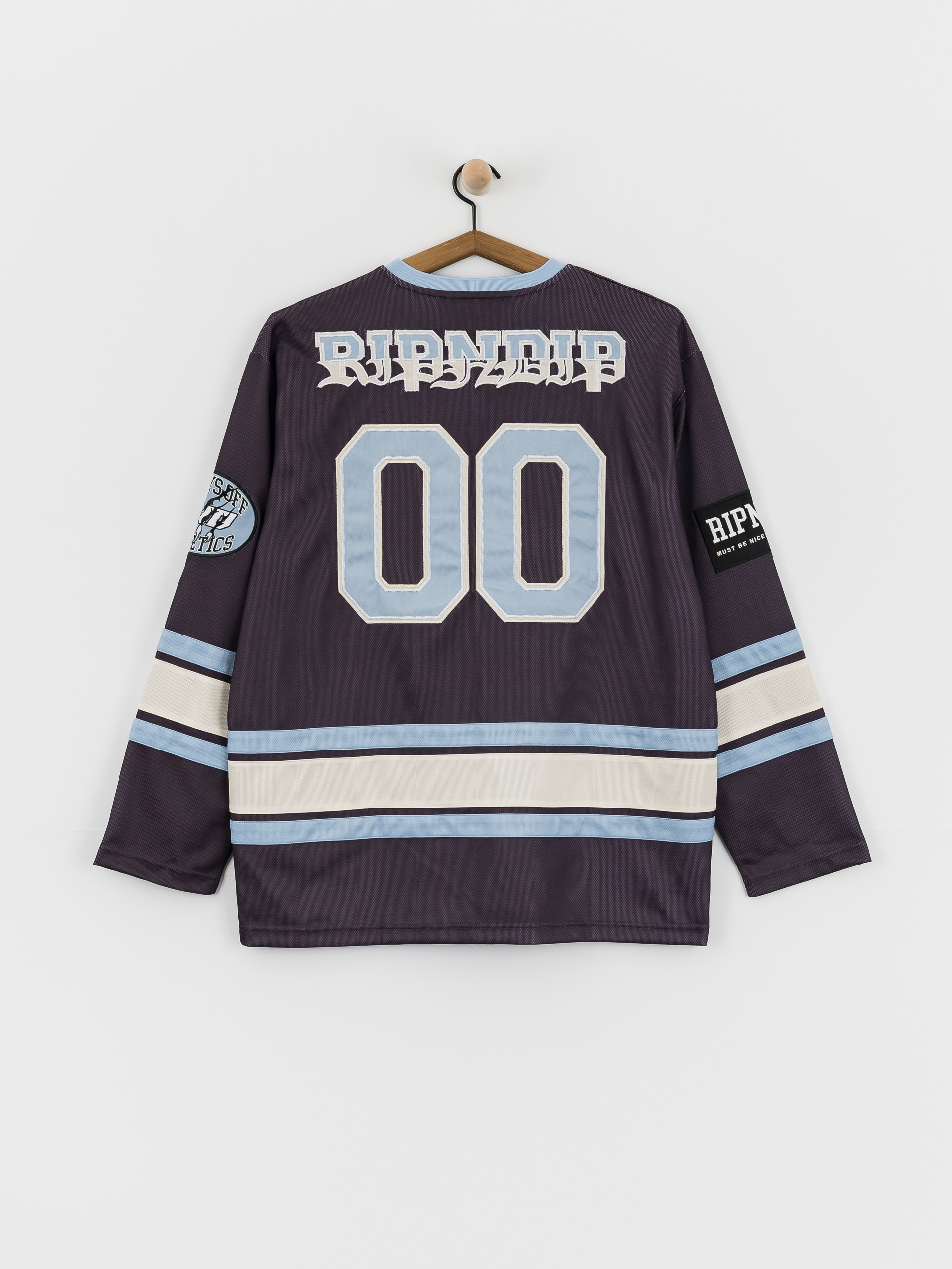 Футболка RipNDip No Days Off Hockey Jersey (plum)