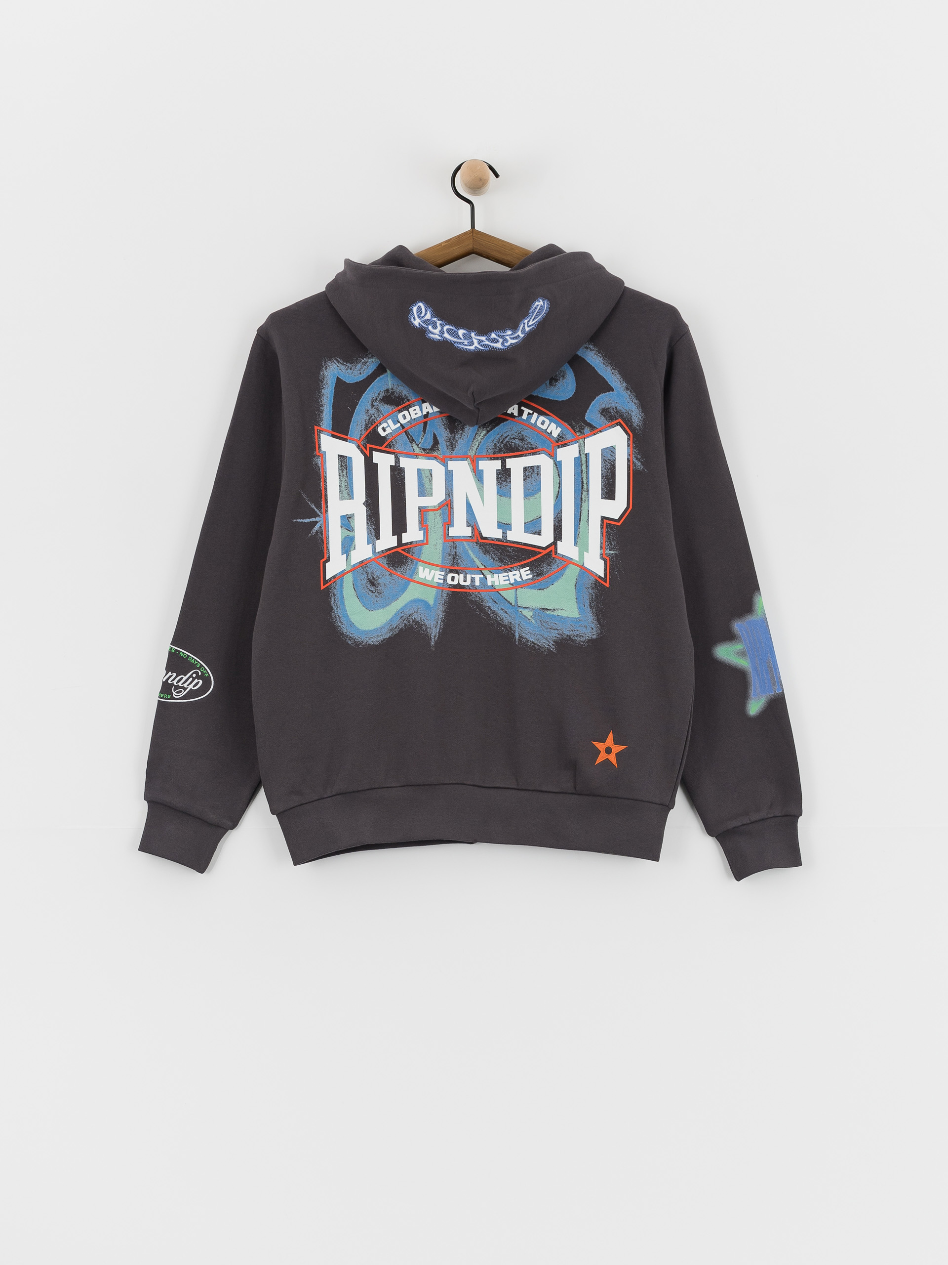 Худі RipNDip Allure Zip HD (black)