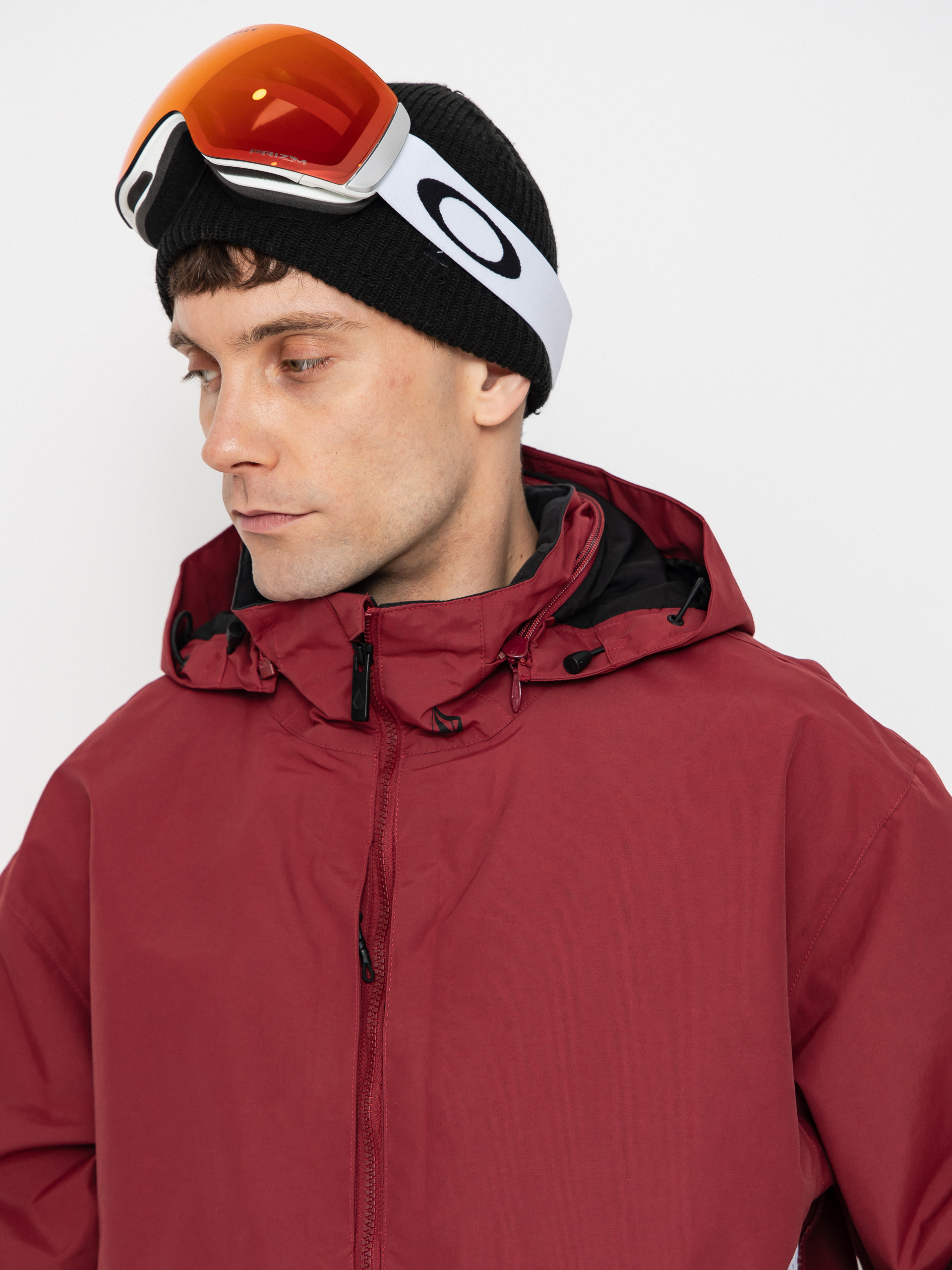 Чоловіча Сноубордична куртка Volcom Longo Gore Tex (burnt red)