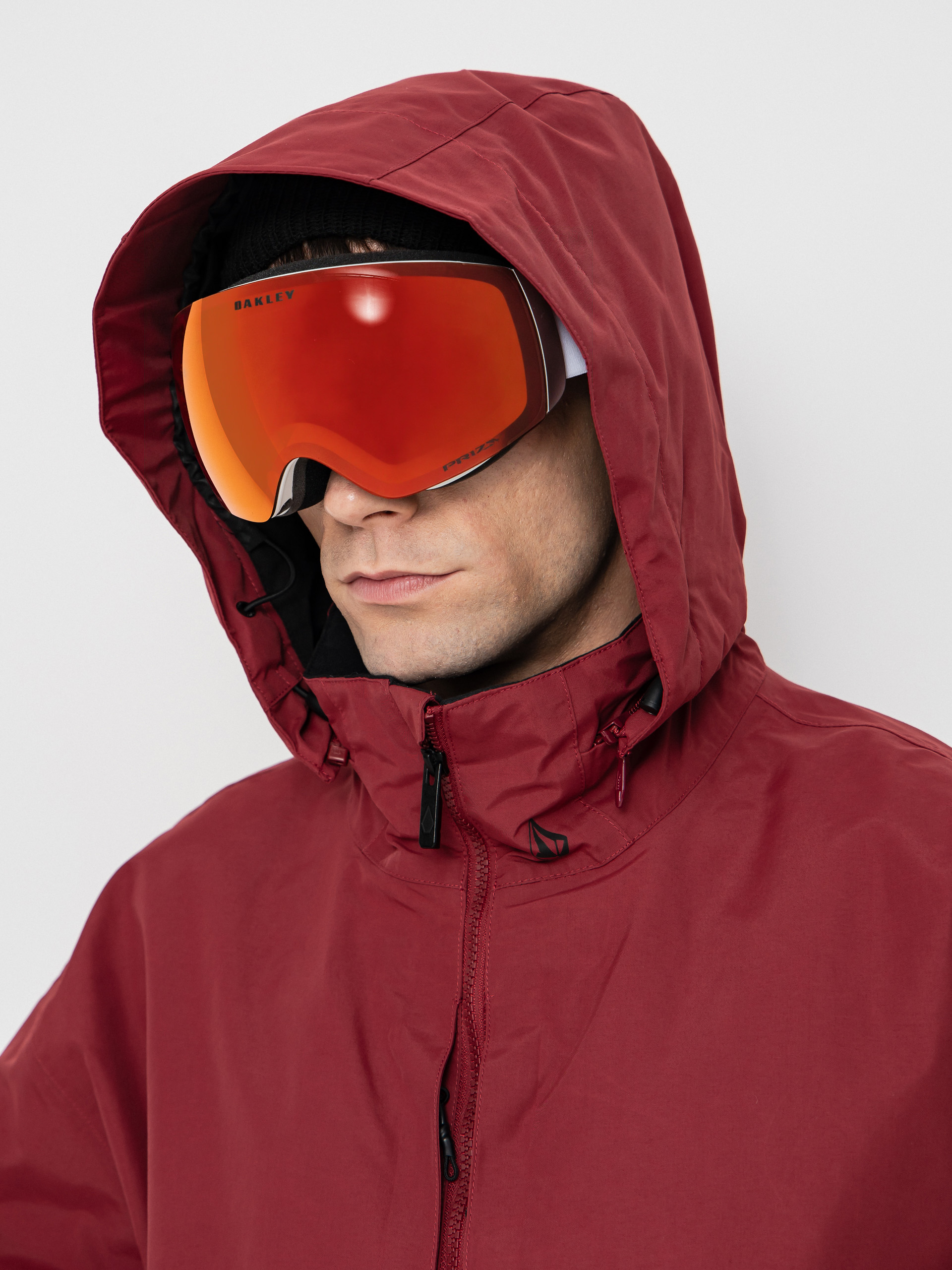 Чоловіча Сноубордична куртка Volcom Longo Gore Tex (burnt red)
