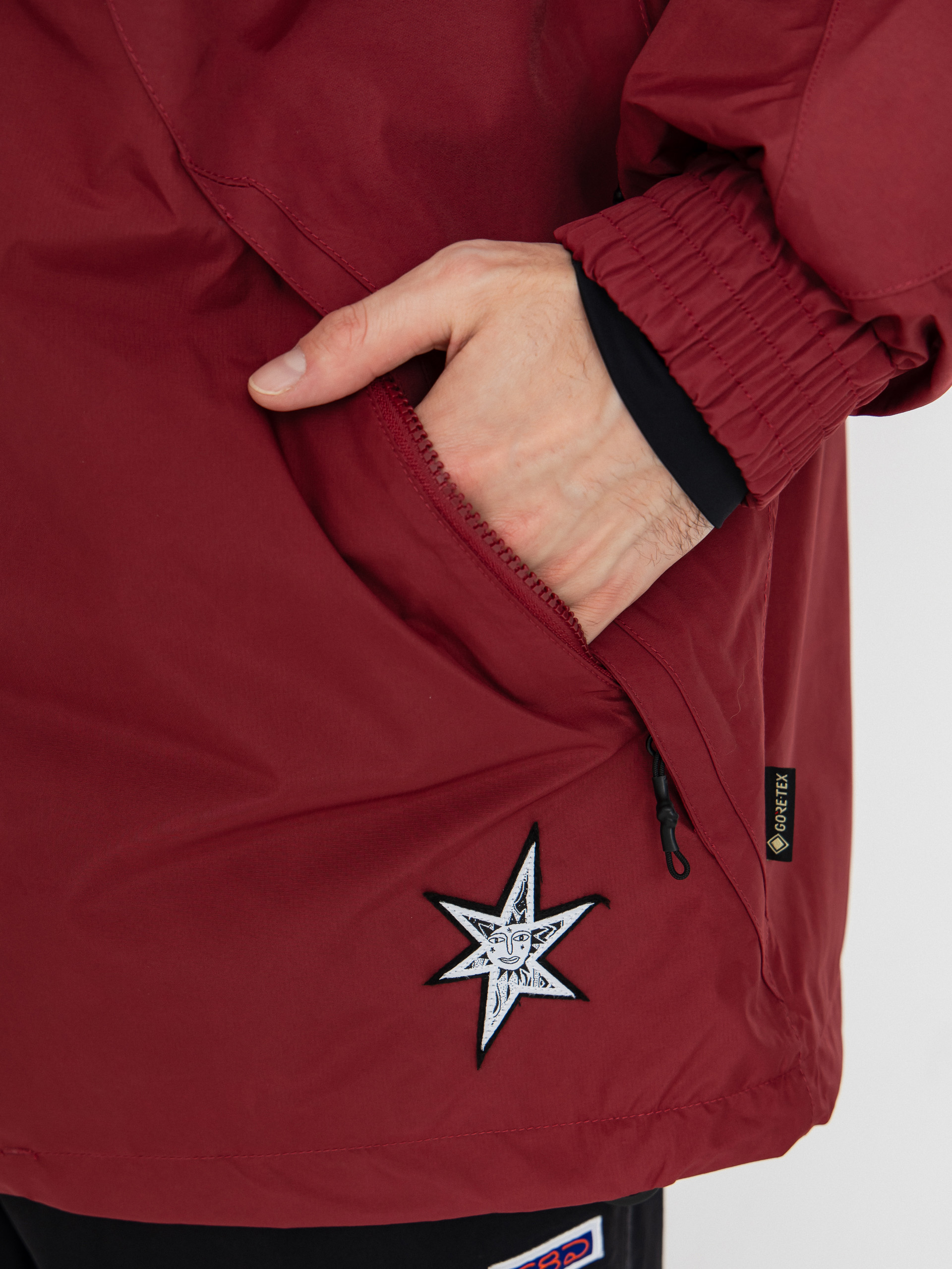Чоловіча Сноубордична куртка Volcom Longo Gore Tex (burnt red)